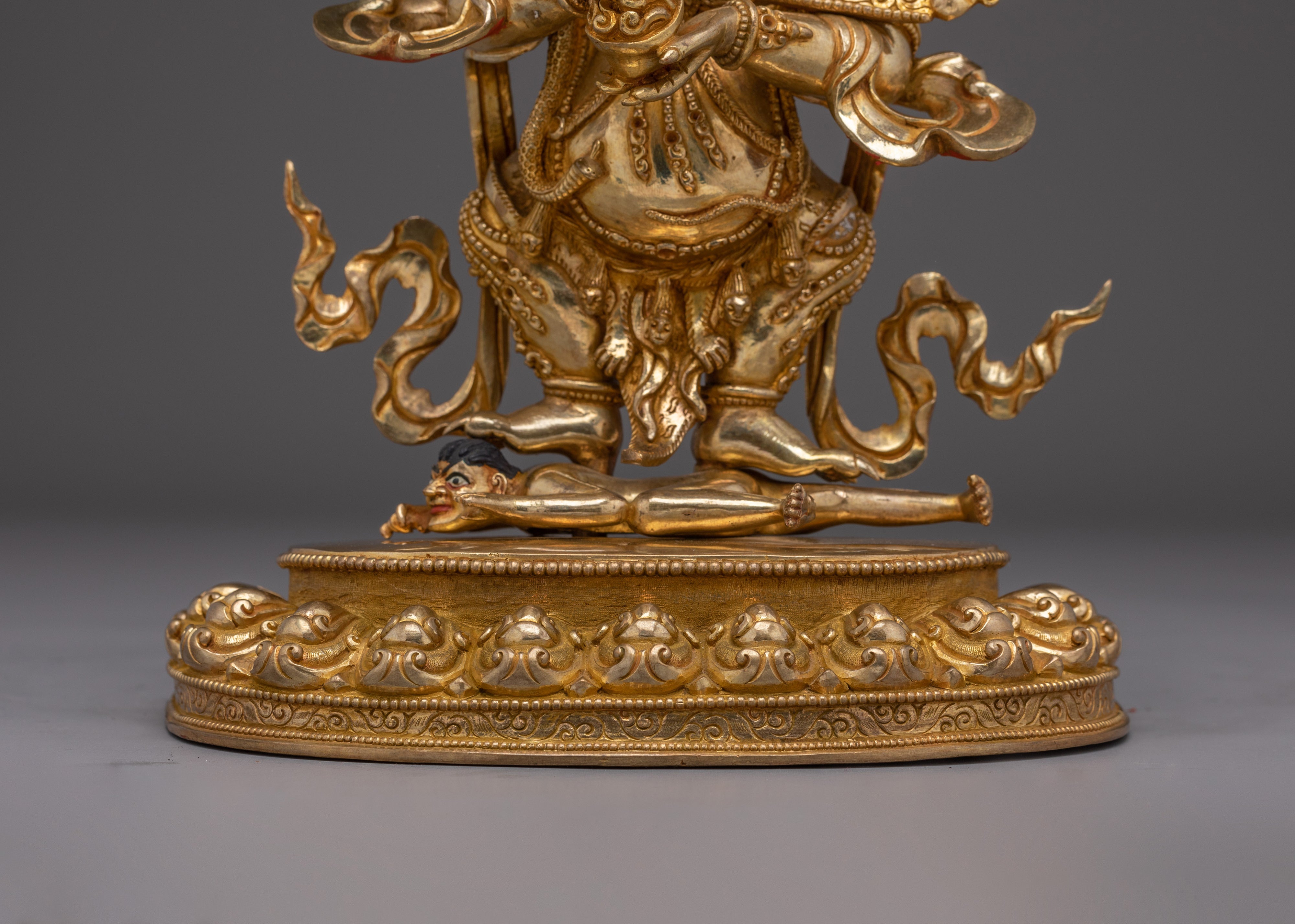 Wrathful Sakya Mahakala Sculpture | Protector Deity