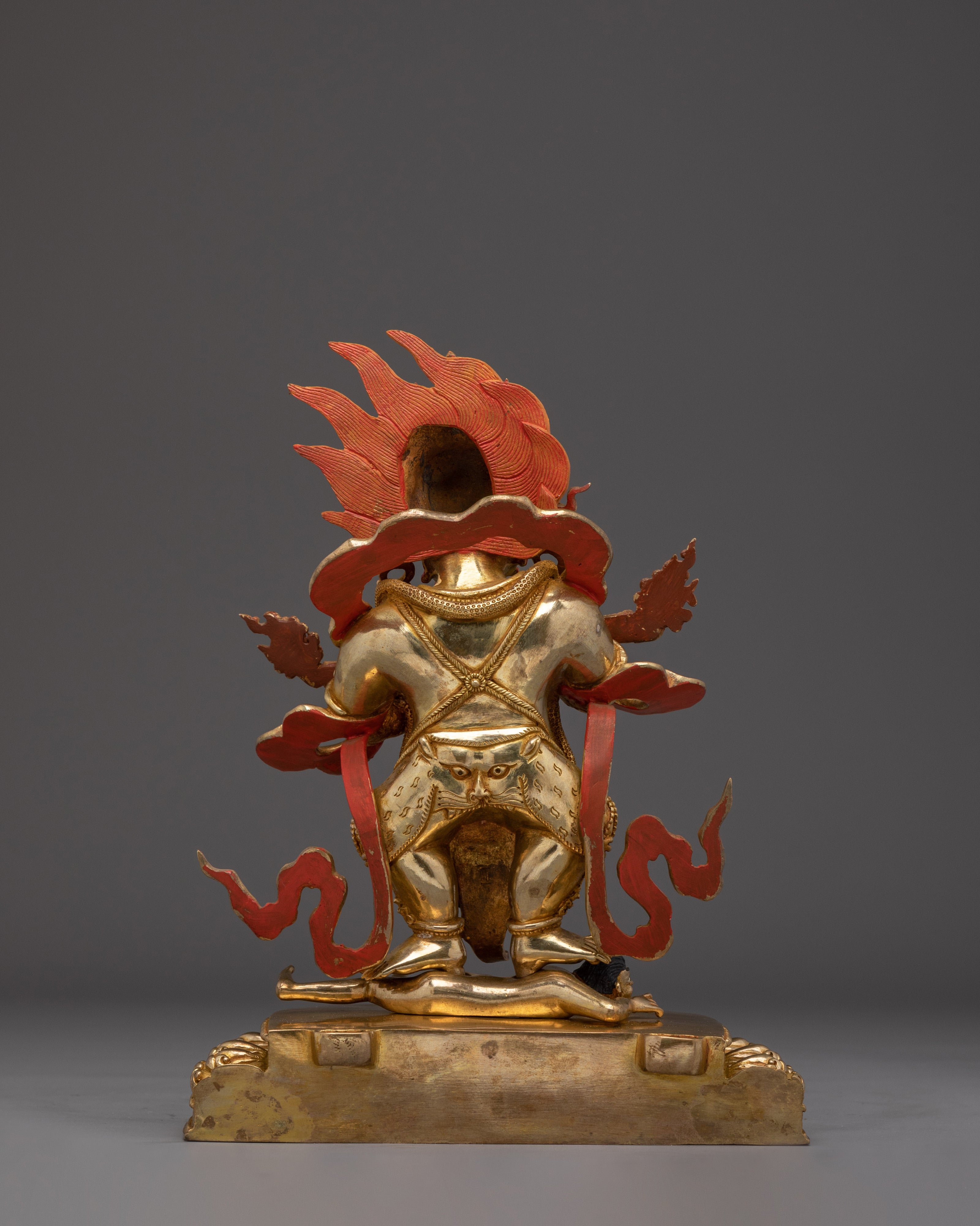 Wrathful Sakya Mahakala Sculpture | Protector Deity