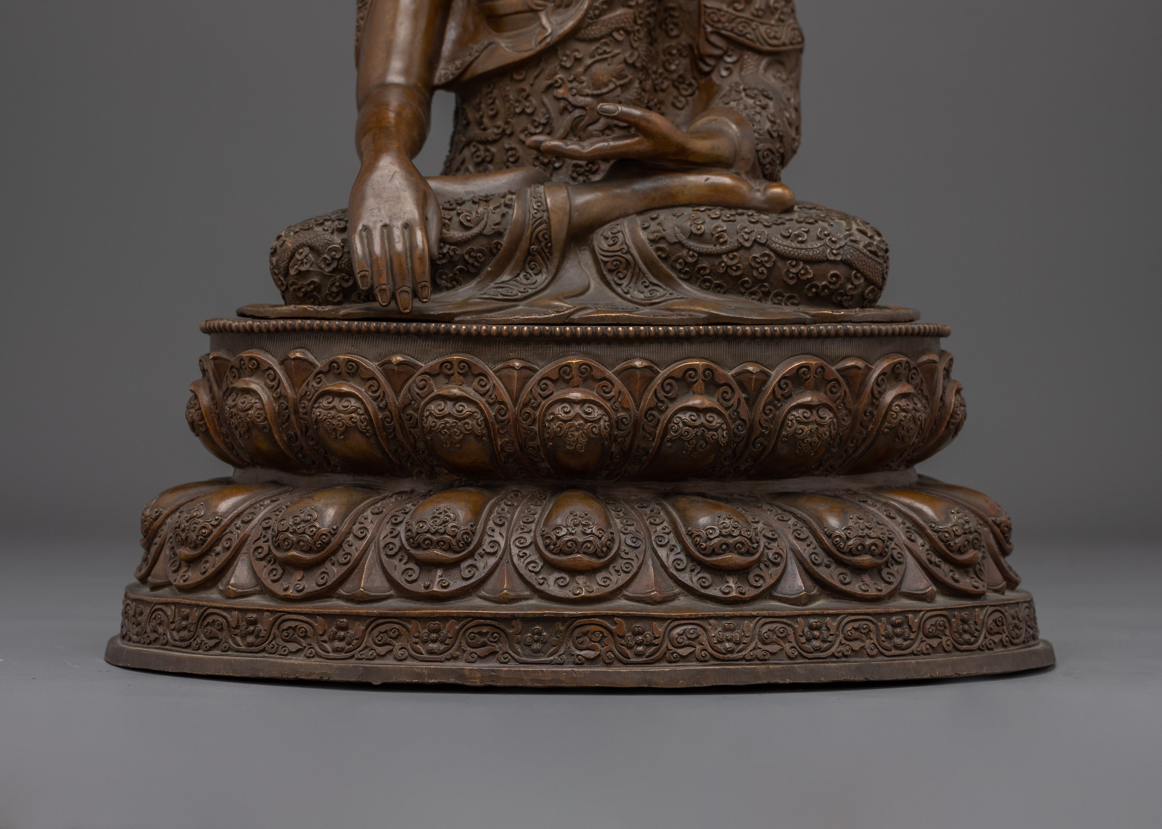Tibetan Shakyamuni Buddha Meditation Sculpture | Meditation and Altar Decor