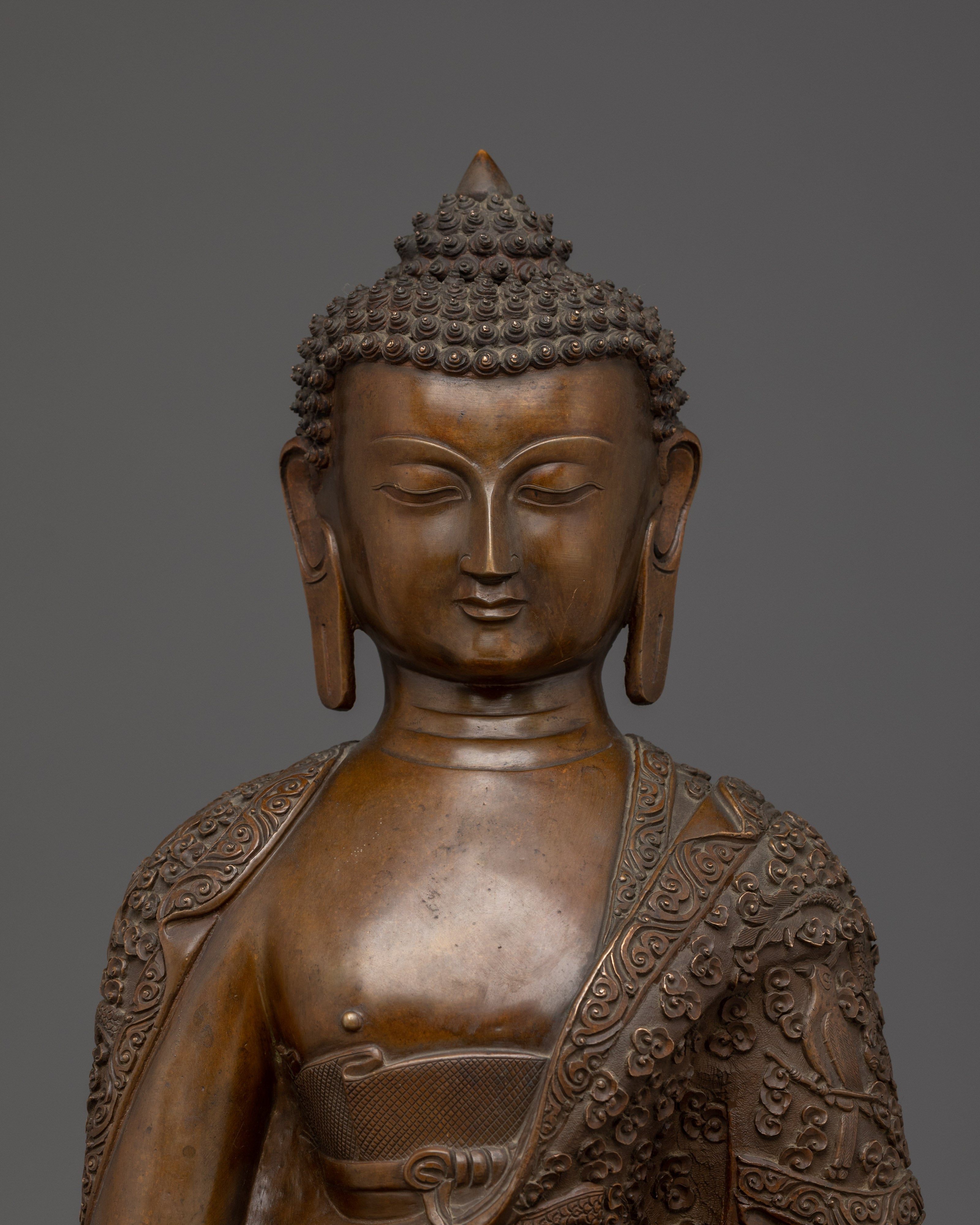 Tibetan Shakyamuni Buddha Meditation Sculpture | Meditation and Altar Decor
