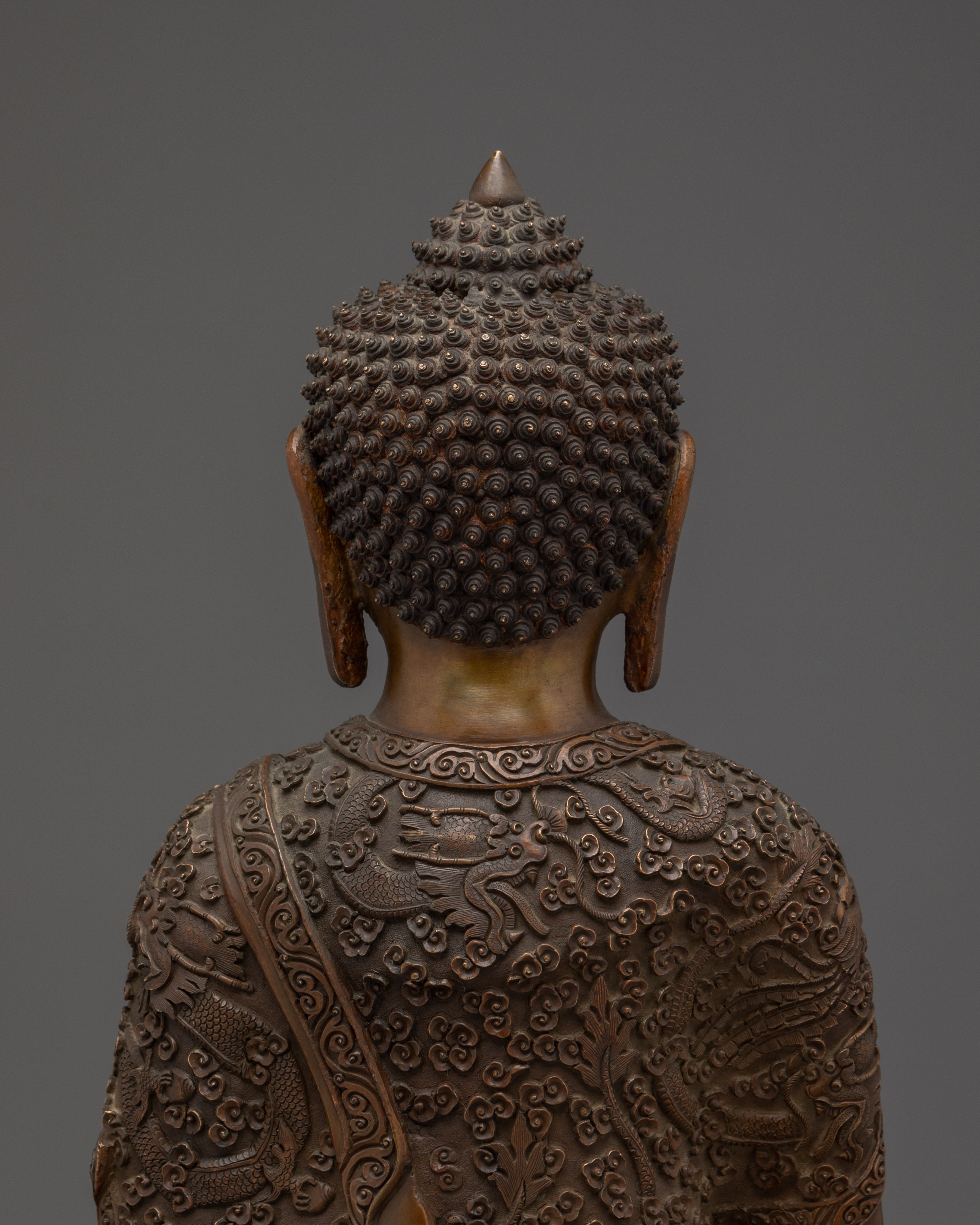 Tibetan Shakyamuni Buddha Meditation Sculpture | Meditation and Altar Decor