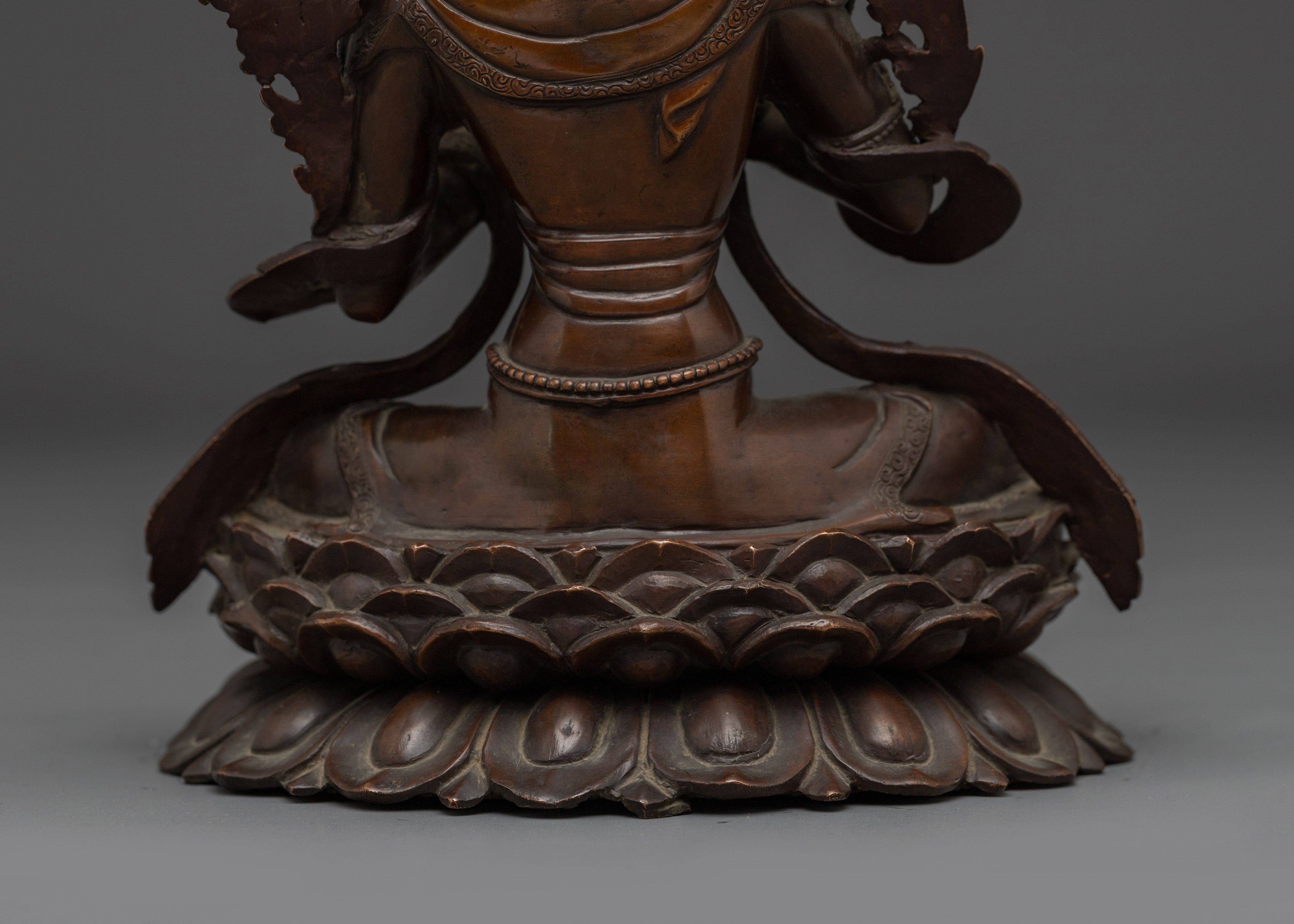 Handmade Lokeshwor Sculpture | Bodhisattva of Compassion