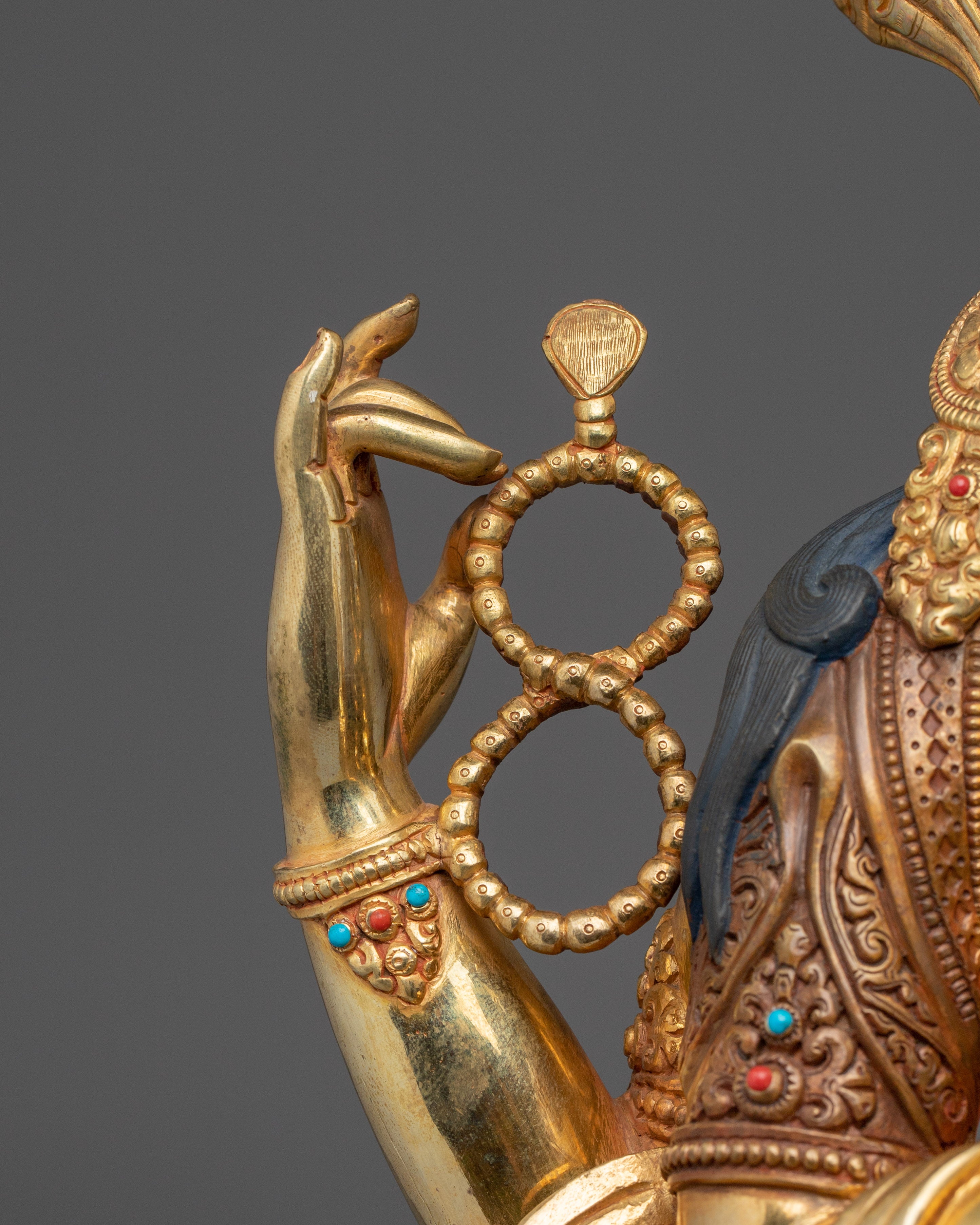 Spiritual Decor Chenrezig | Handmade Nepali Sculpture