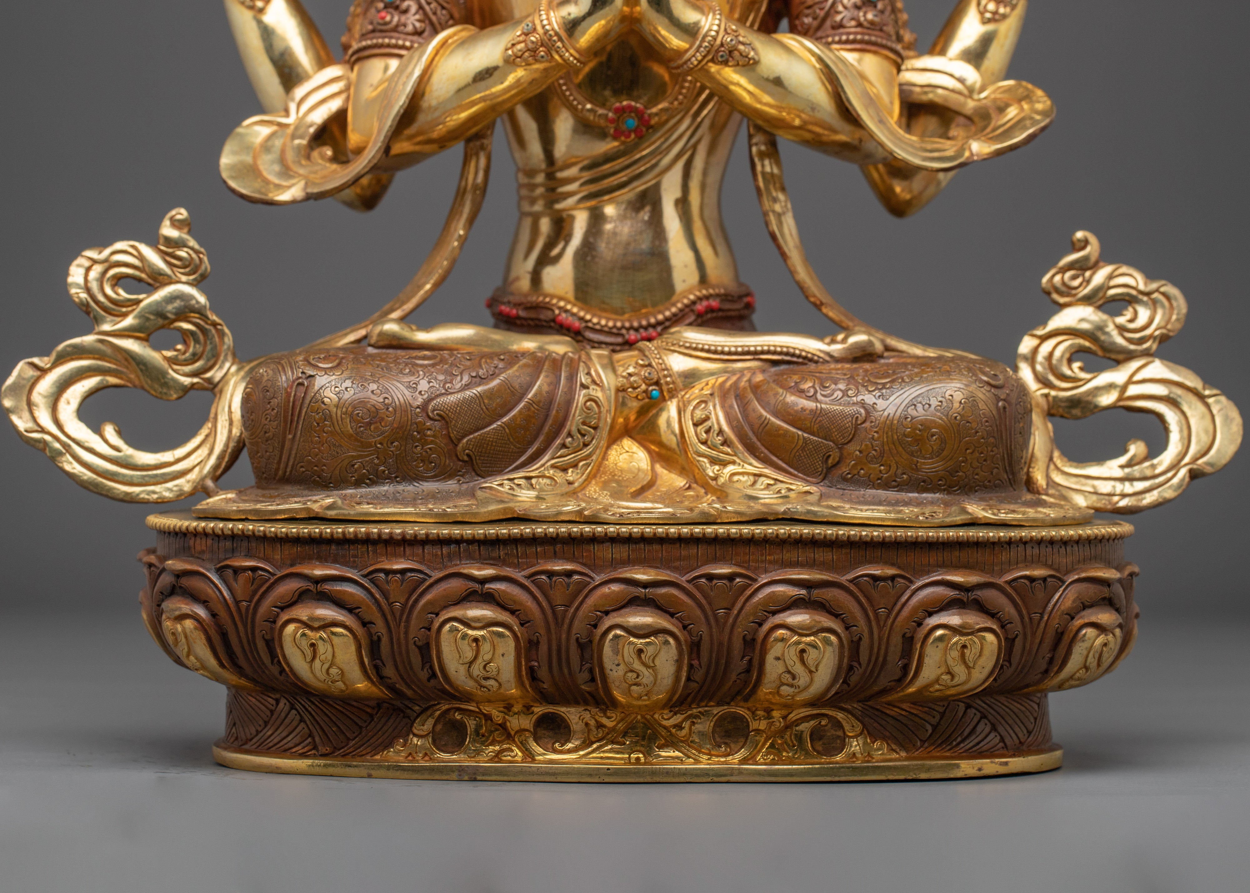 Spiritual Decor Chenrezig | Handmade Nepali Sculpture