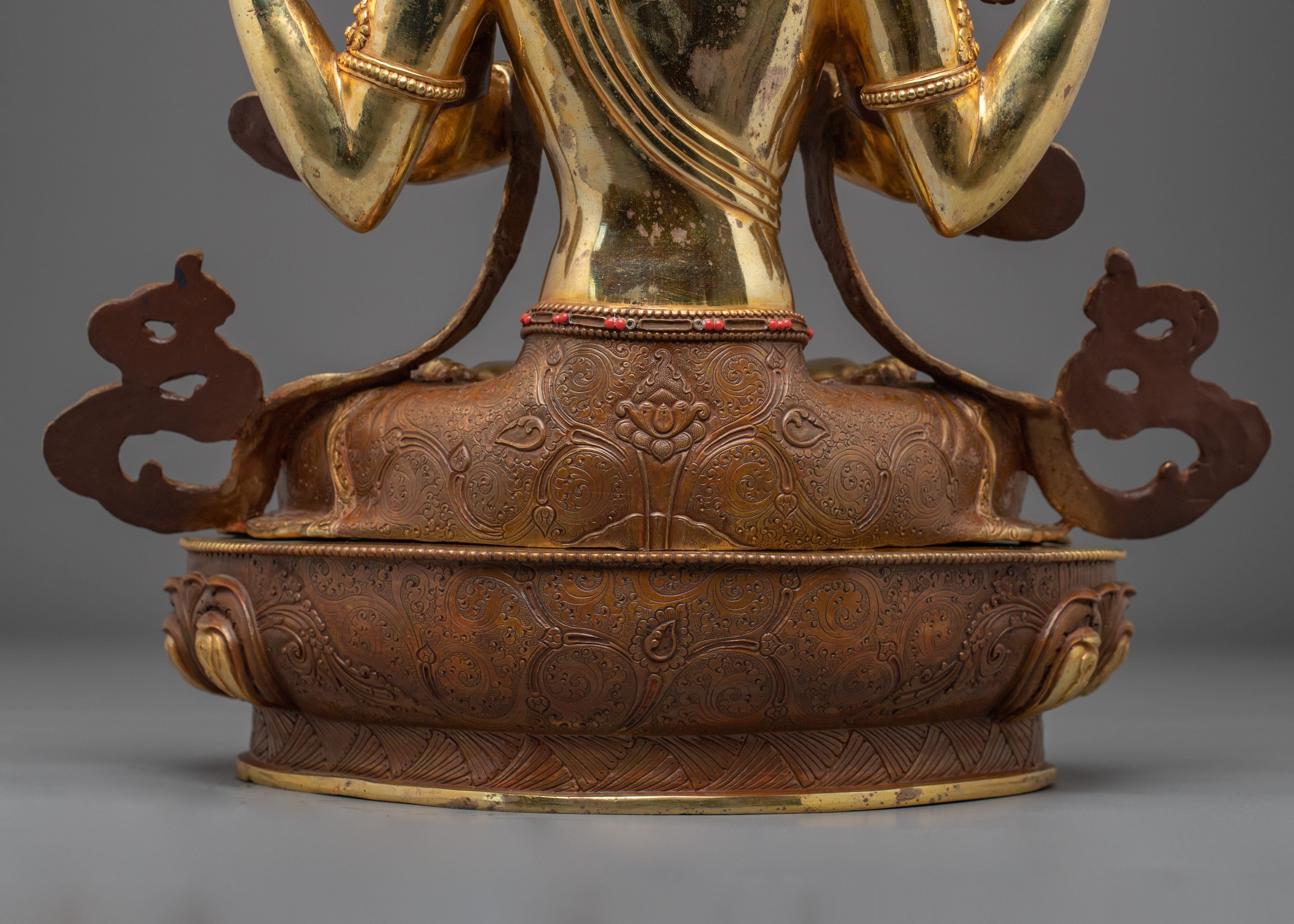 Spiritual Decor Chenrezig | Handmade Nepali Sculpture