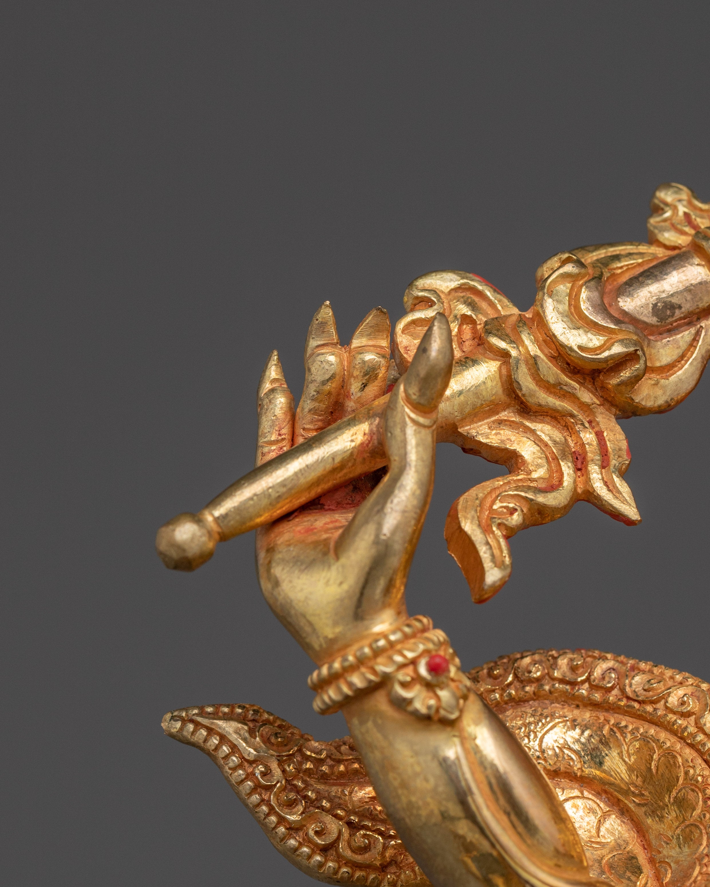 Dharma Protector Palden Lhamo Sculpture | Wrathful Goddess