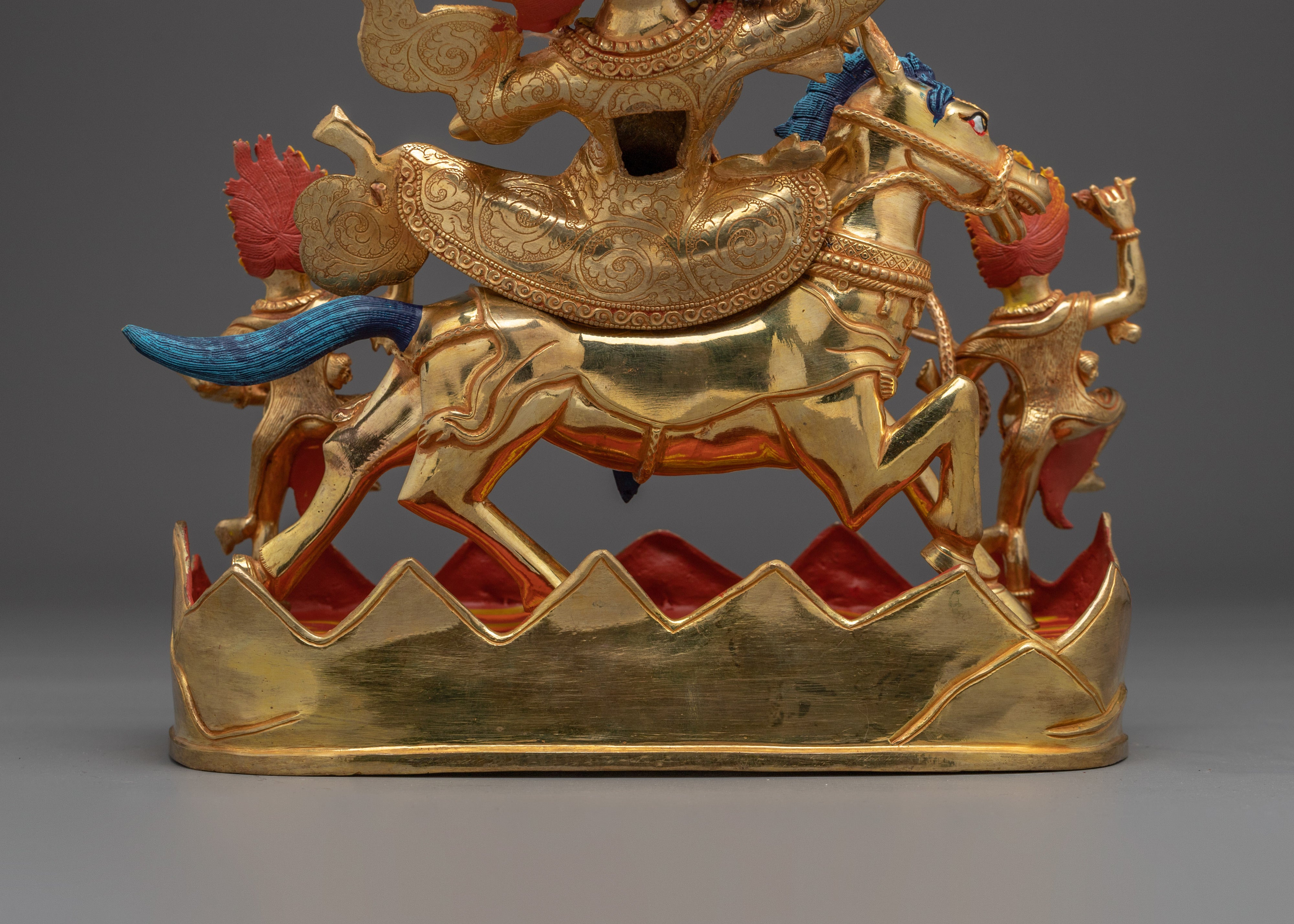 Dharma Protector Palden Lhamo Sculpture | Wrathful Goddess