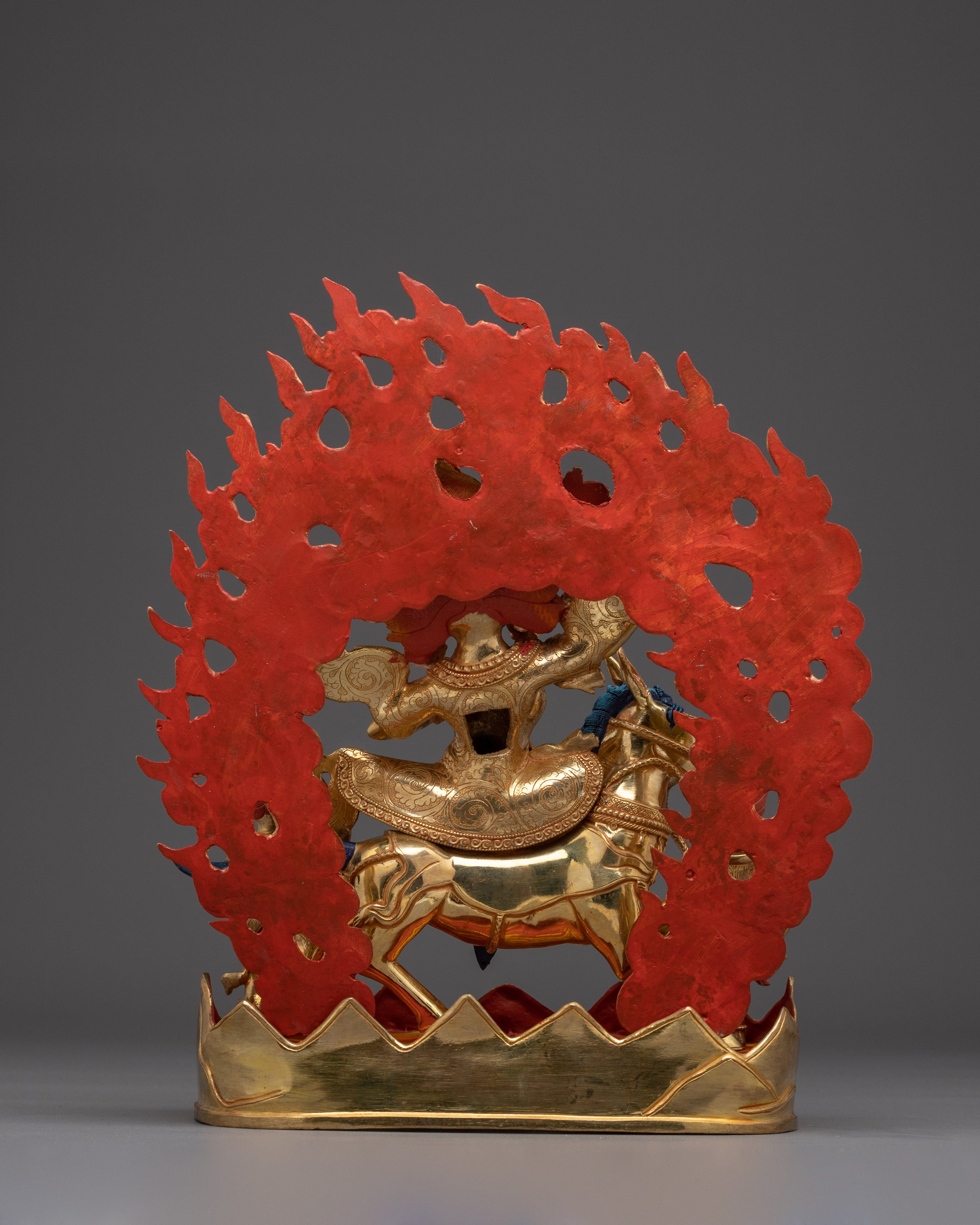 Dharma Protector Palden Lhamo Sculpture | Wrathful Goddess