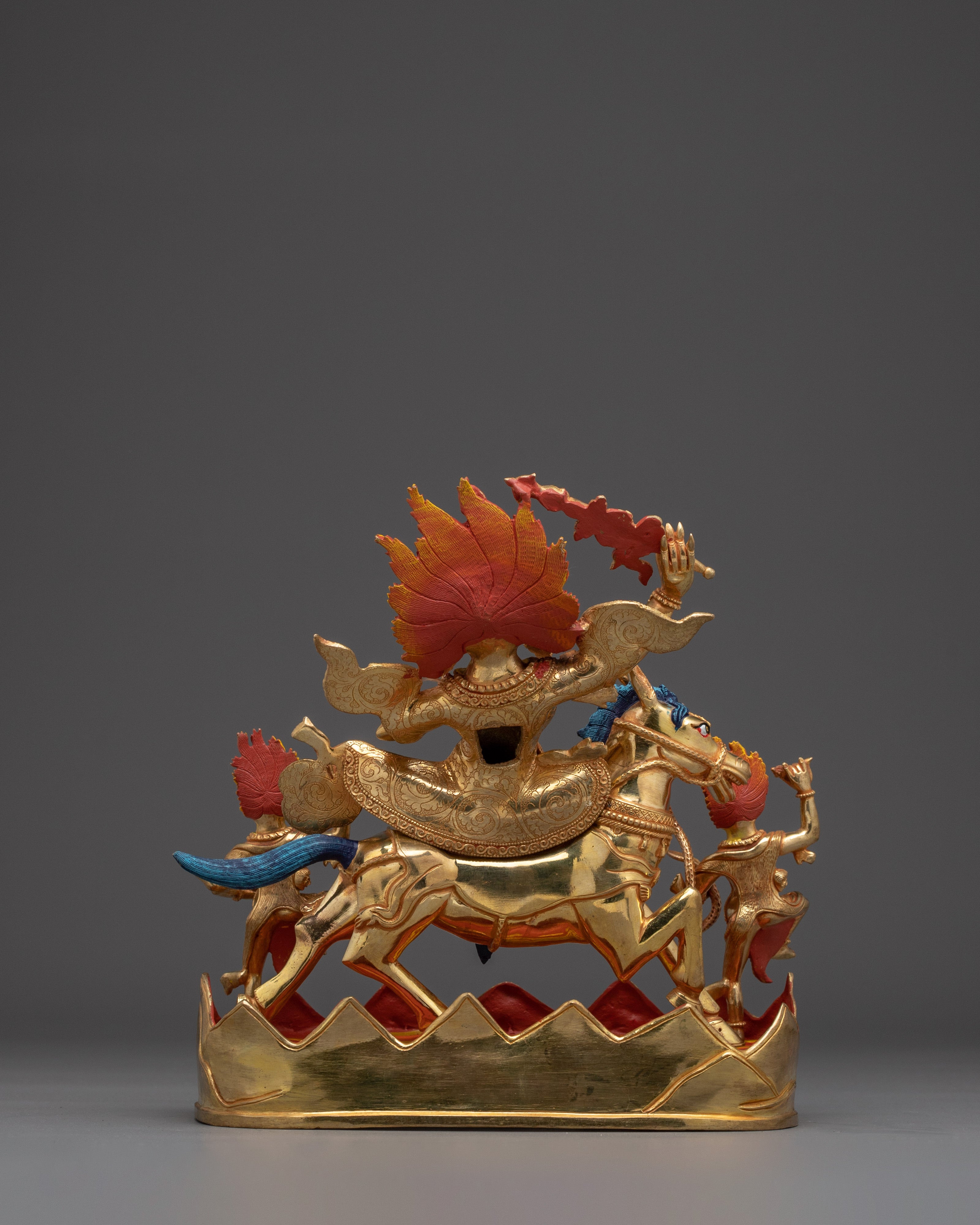 Dharma Protector Palden Lhamo Sculpture | Wrathful Goddess