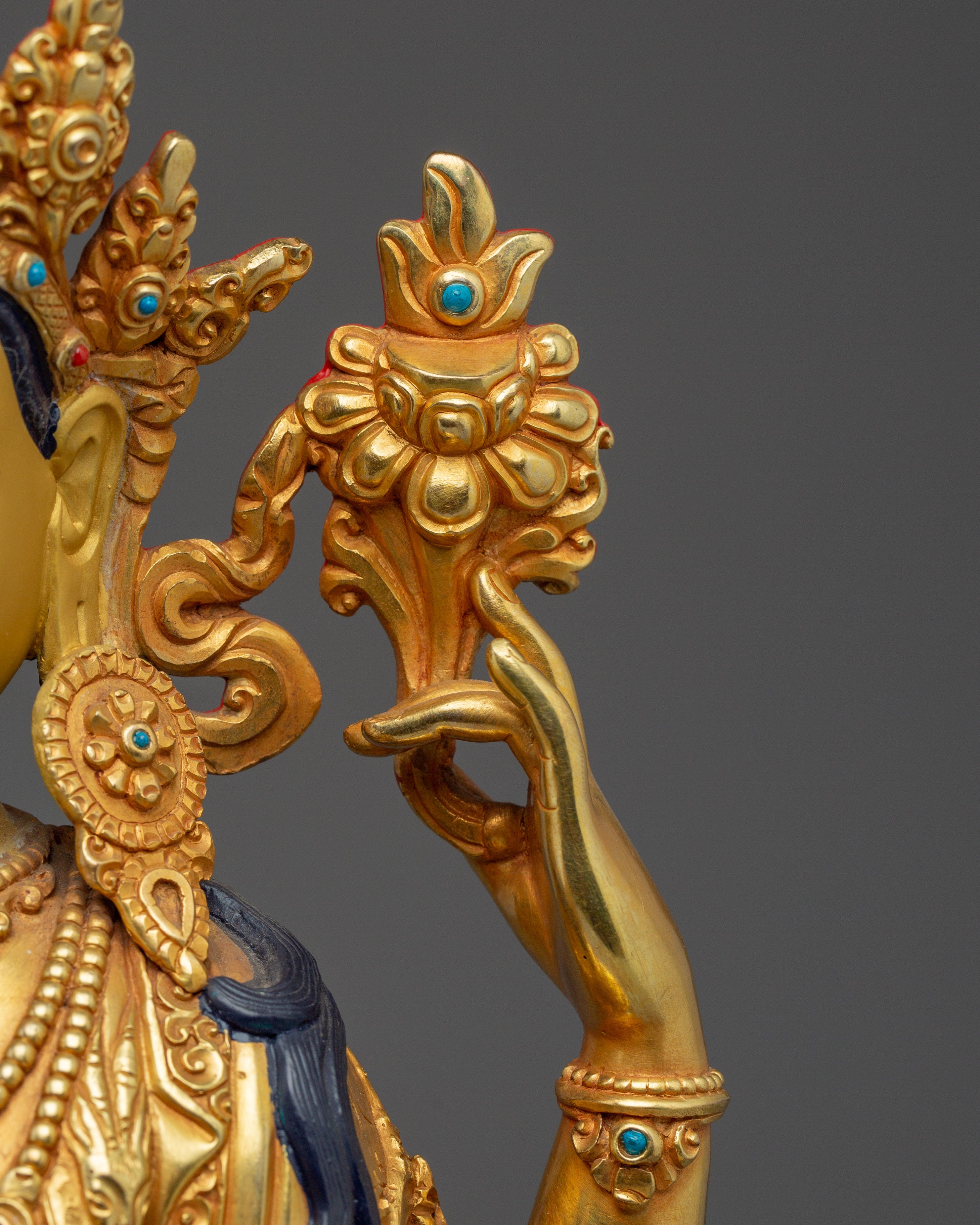Handmade Art of Four Armed Chenrezig | Bodhisattva of Compassion
