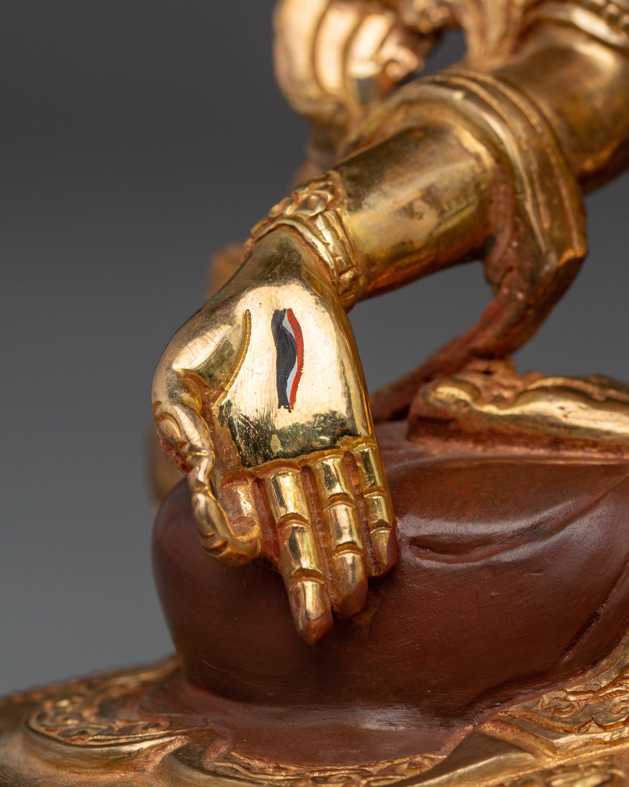 White Tara Buddha Statue with 24K Gold Gilded | Spiritual Meditation & Altar Decor