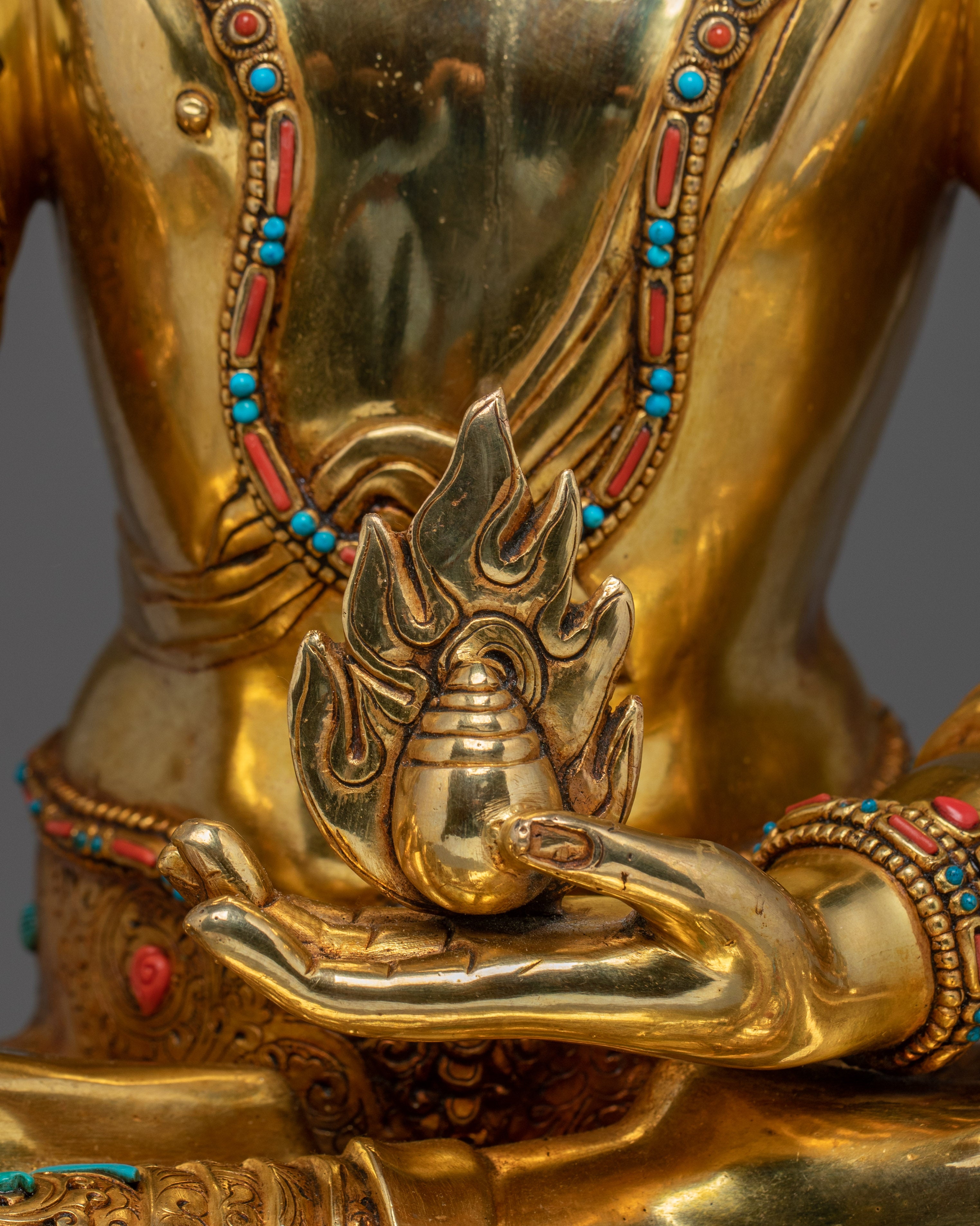 Himalayan Kshitigarbha Compassion Deity Sculpture