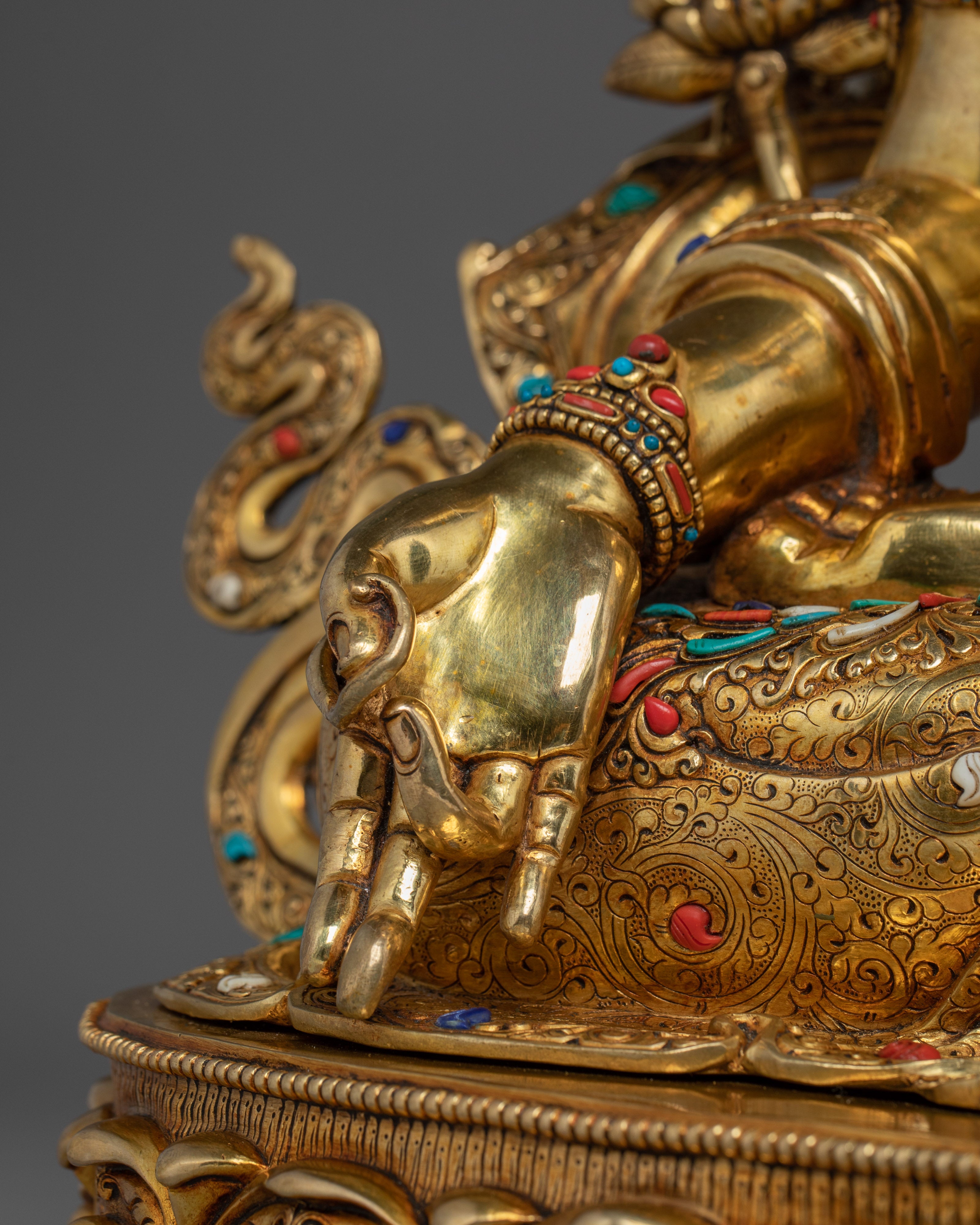 Himalayan Kshitigarbha Compassion Deity Sculpture