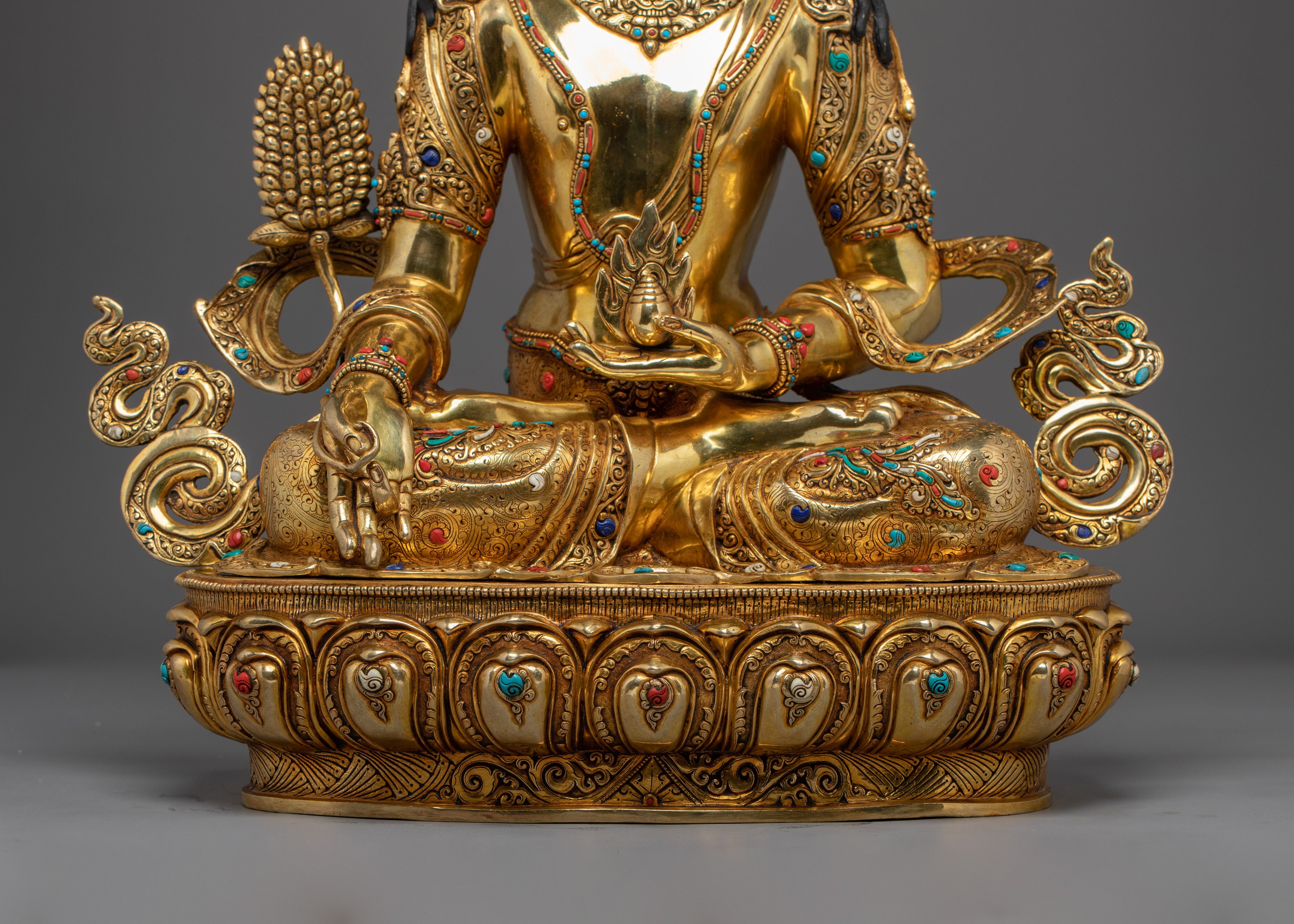 Himalayan Kshitigarbha Compassion Deity Sculpture