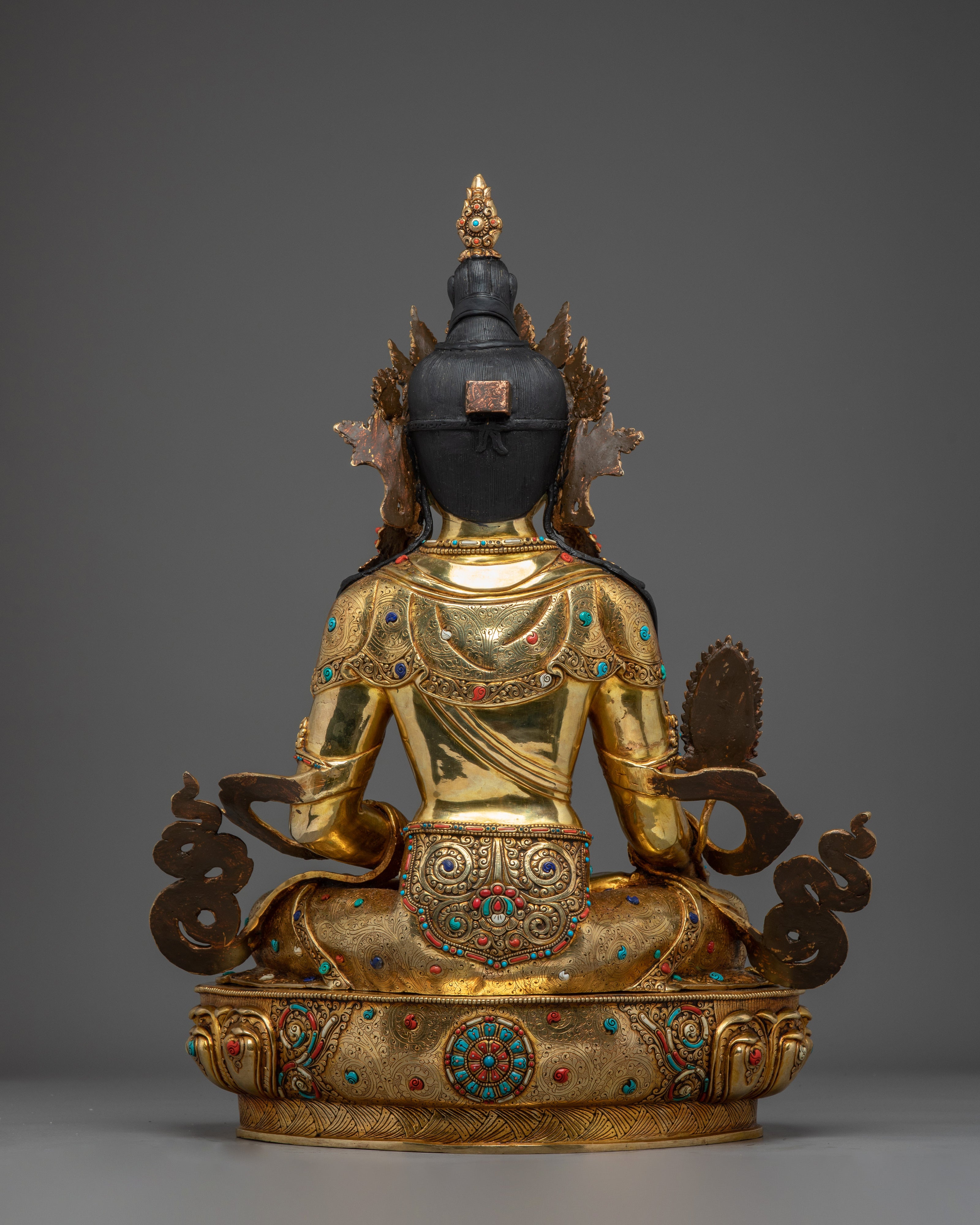 Himalayan Kshitigarbha Compassion Deity Sculpture