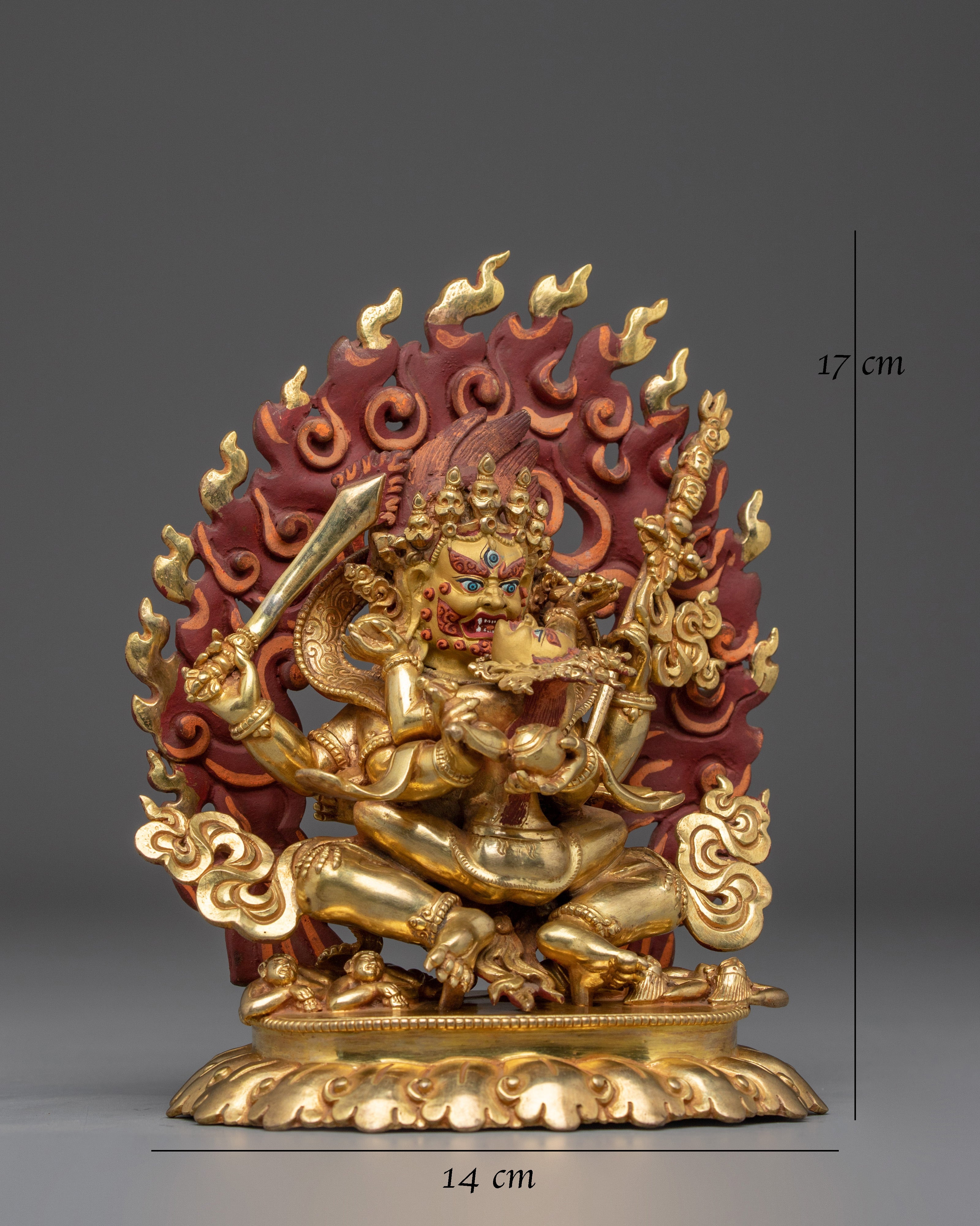 sacred-four-armed-mahakala-sculpture