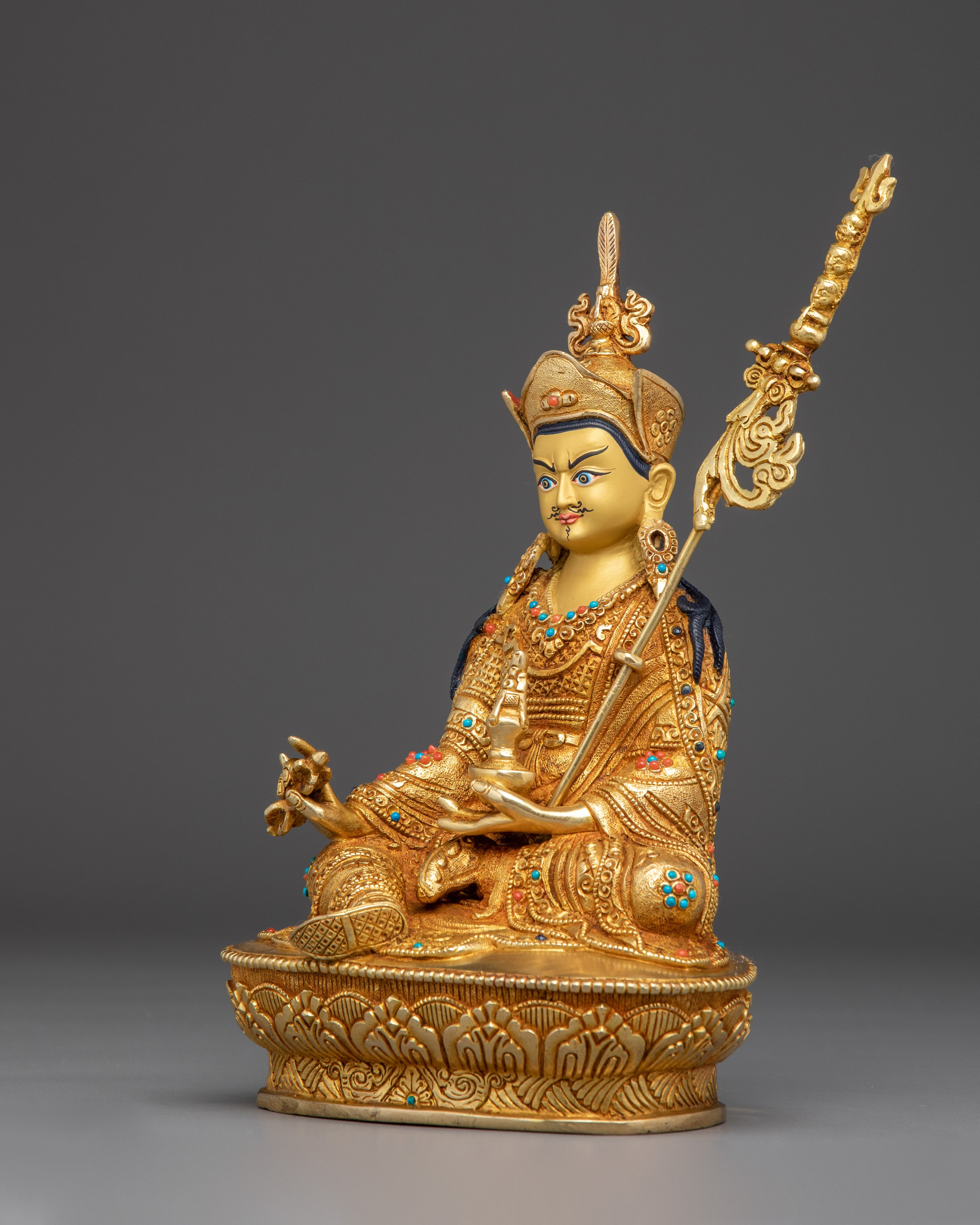 Handmade Guru Rinpoche Sculpture | Padmasambhava Deity