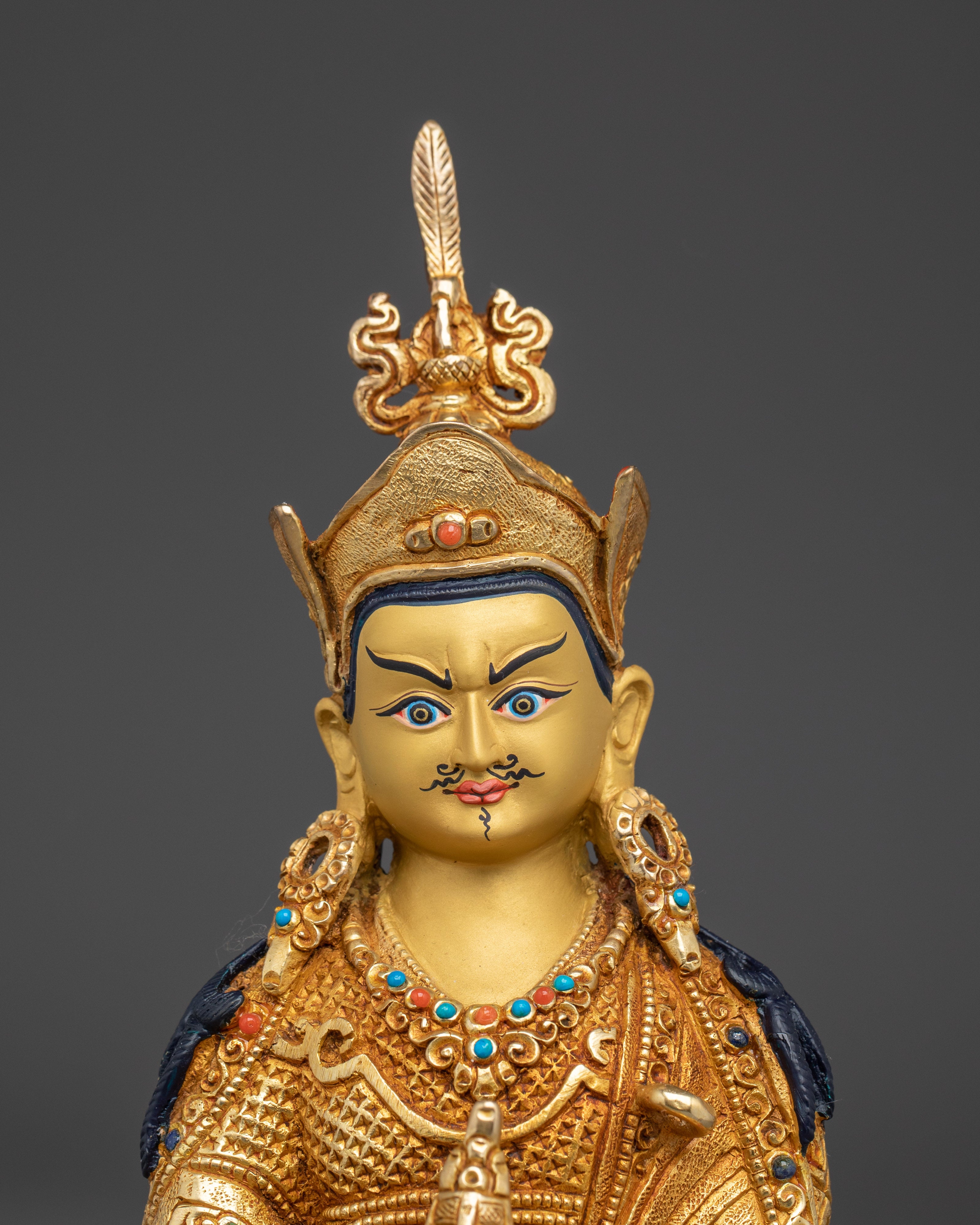 Handmade Guru Rinpoche Sculpture | Padmasambhava Deity