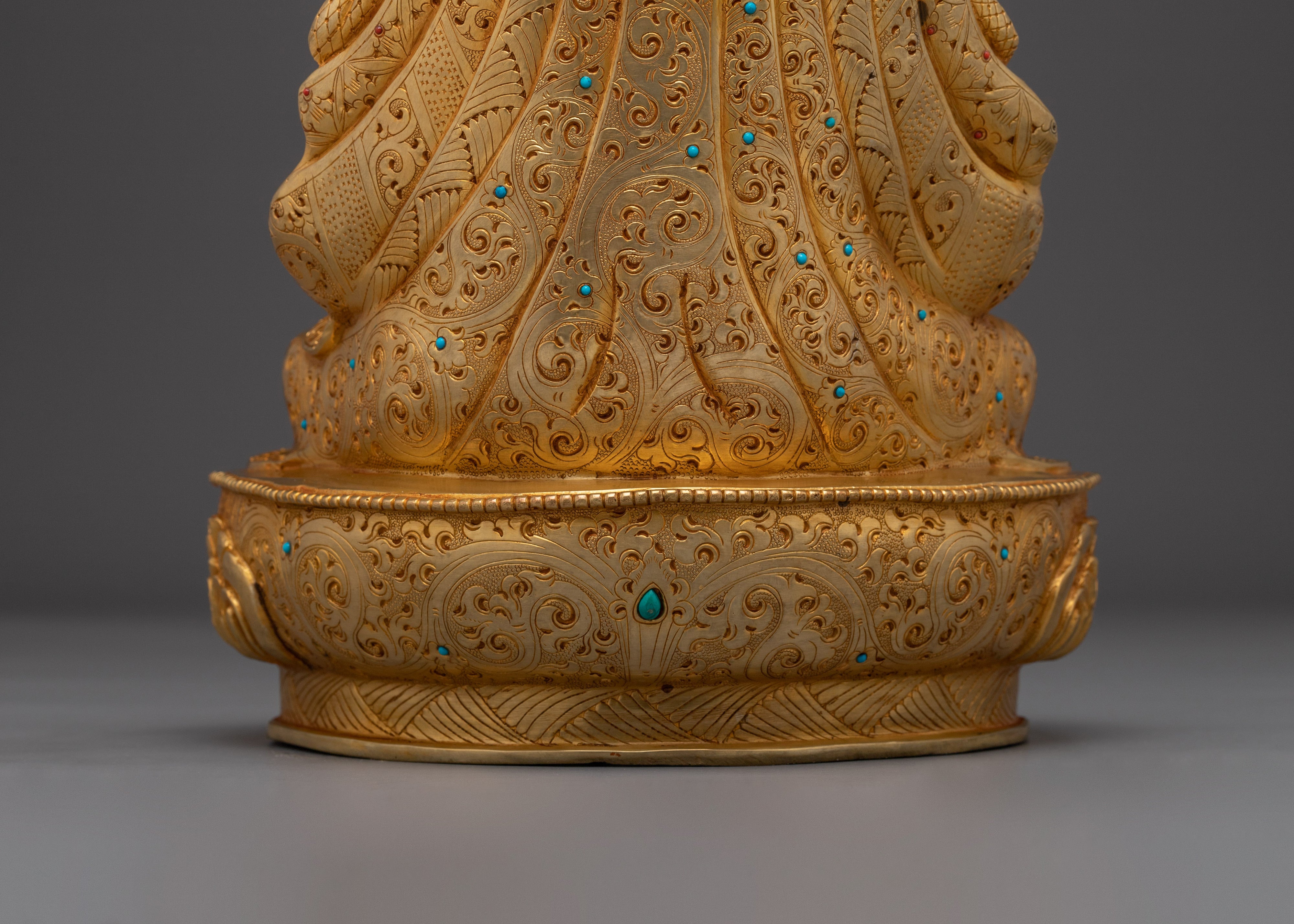 Guru Rinpoche With Yeshe Tsogyal and Mandarva