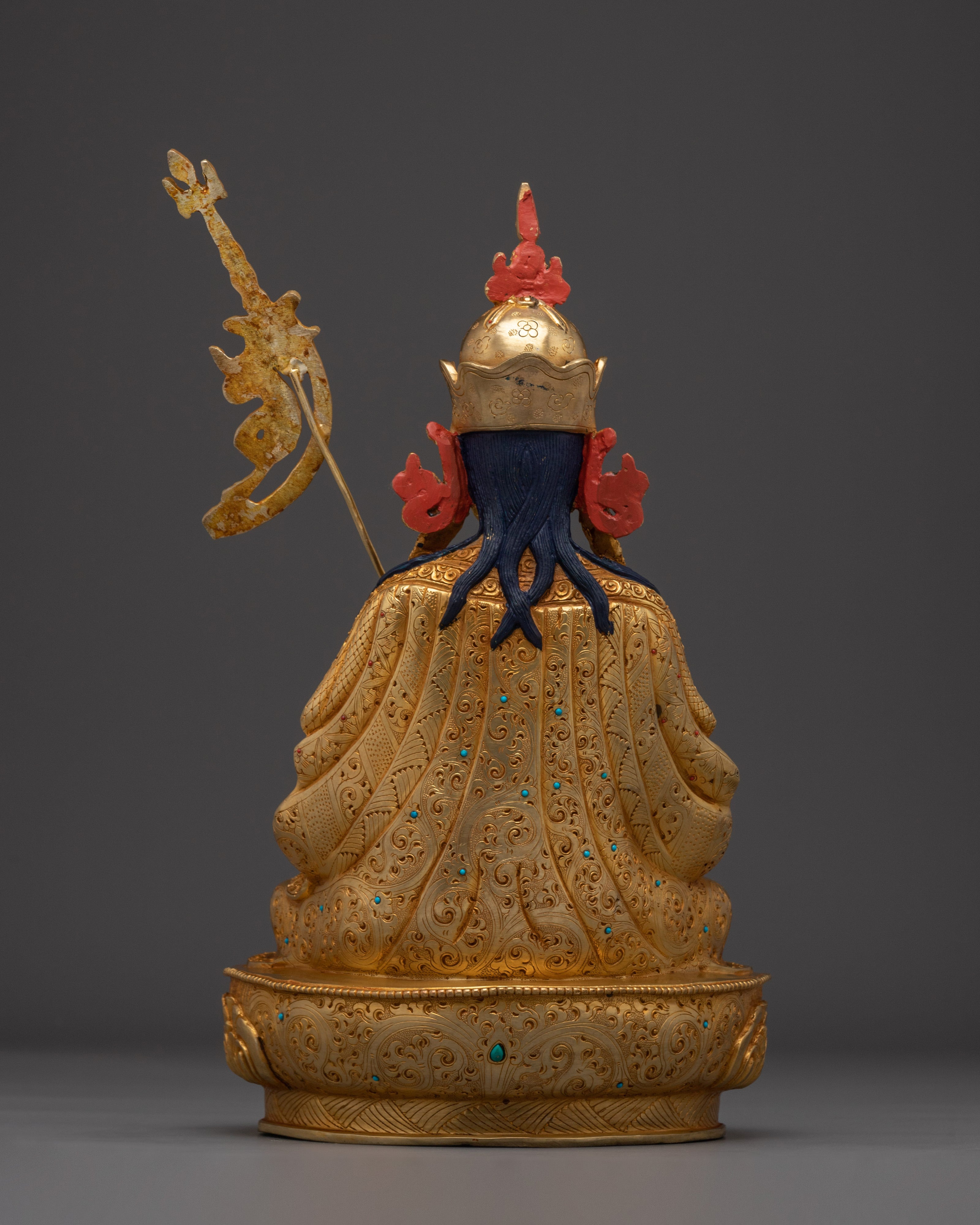 Guru Rinpoche With Yeshe Tsogyal and Mandarva