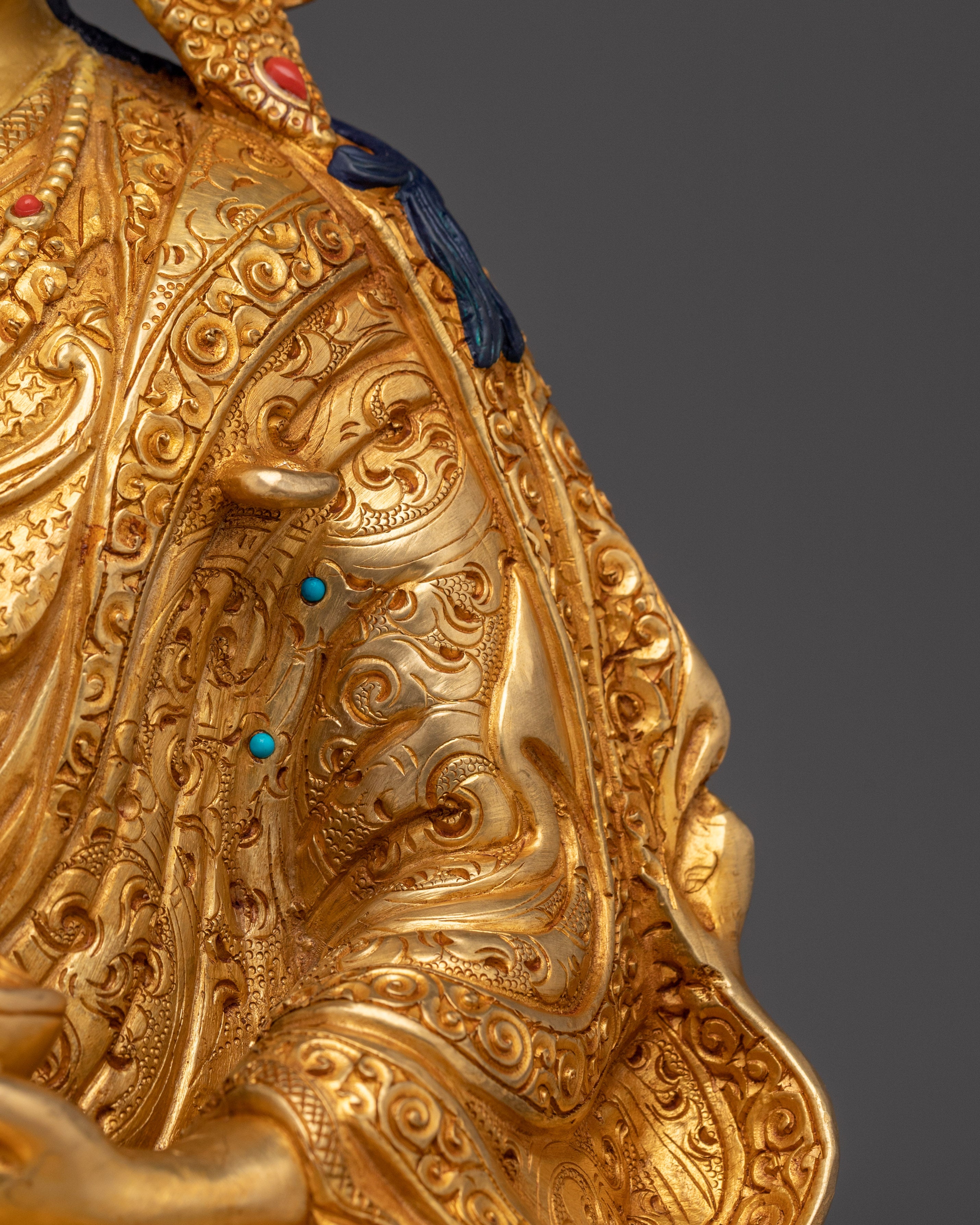 Vajrayana Guru Rinpoche Handmade Statue | Padmasambhava Artwork