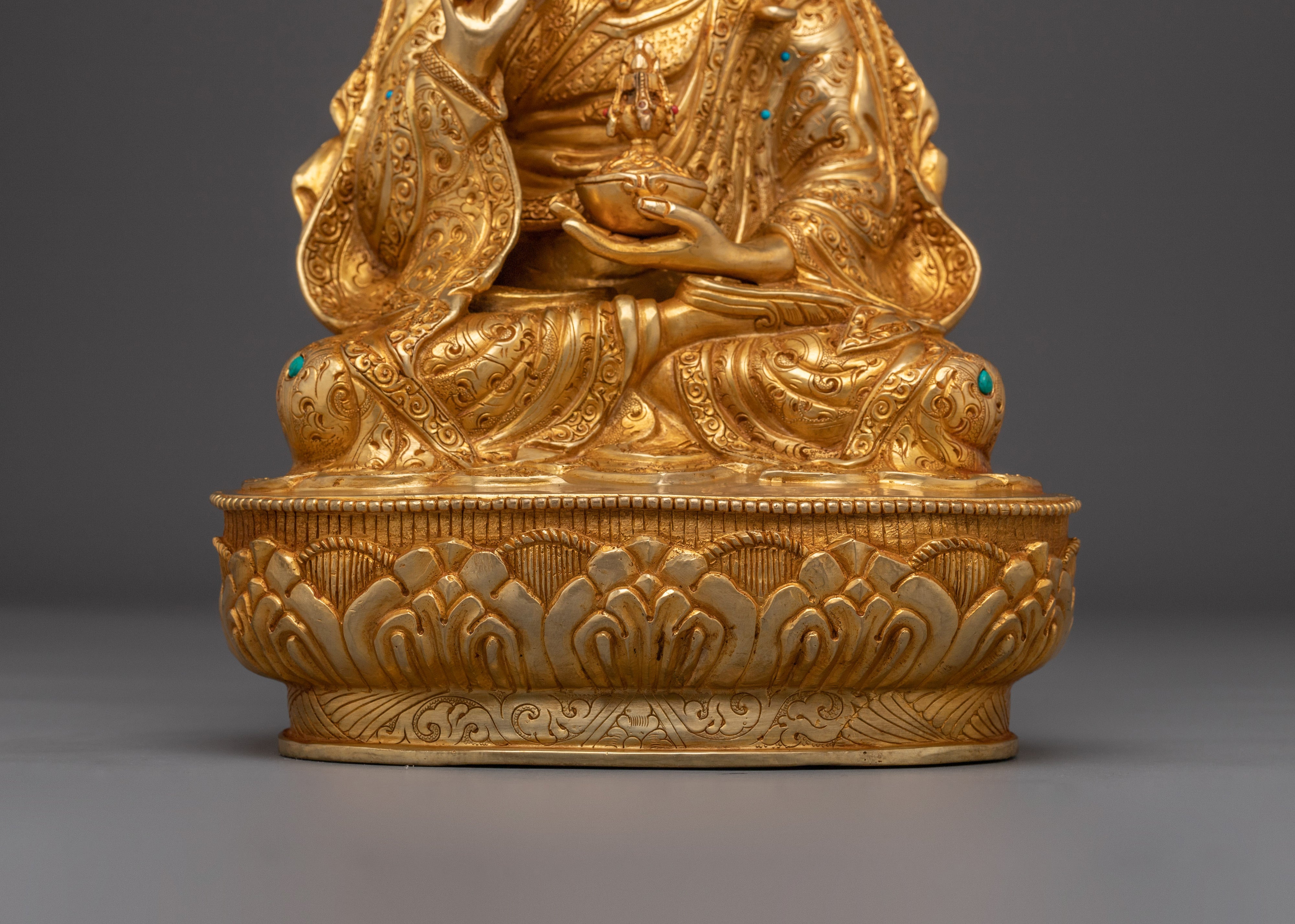 Vajrayana Guru Rinpoche Handmade Statue | Padmasambhava Artwork