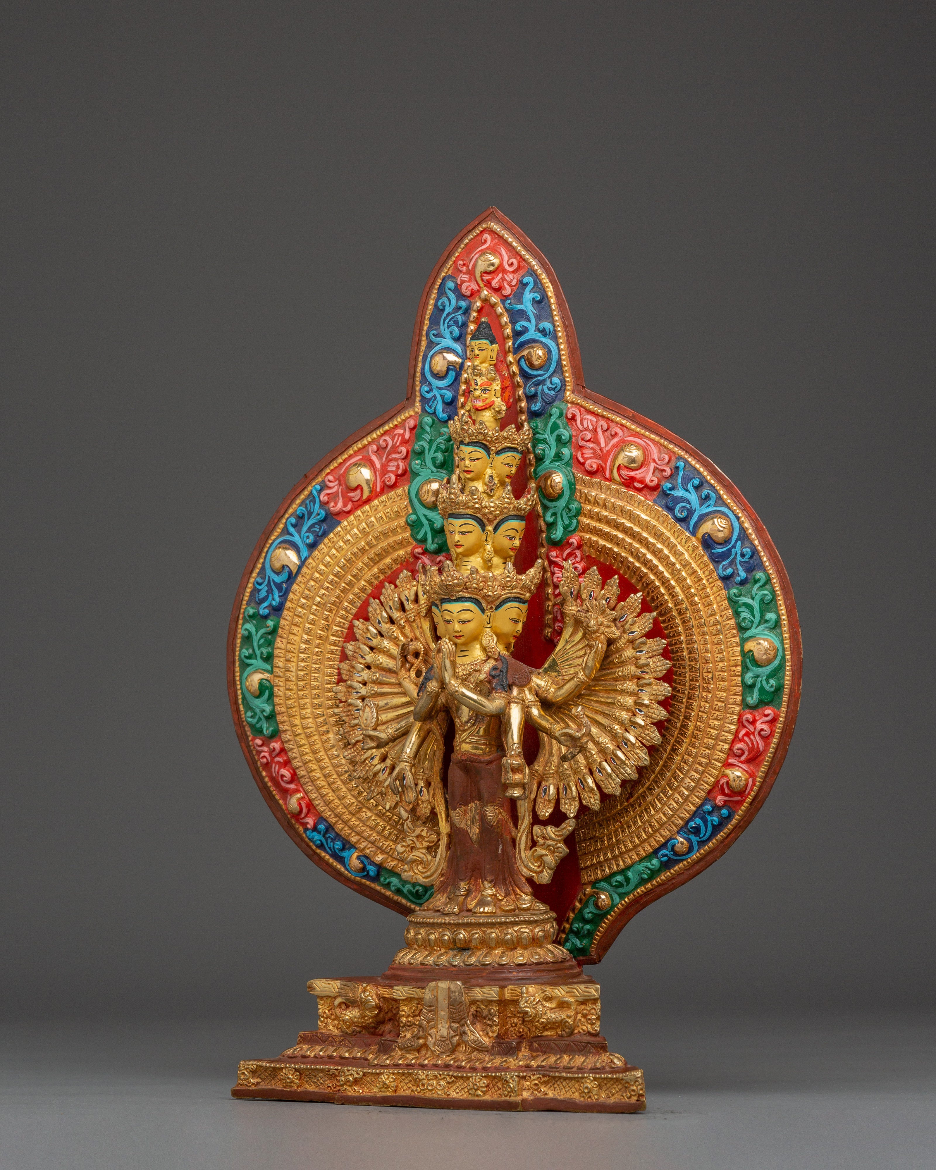 Compassionate Thousand Armed chenrezig Statue | Buddhist Divine Bodhisattva