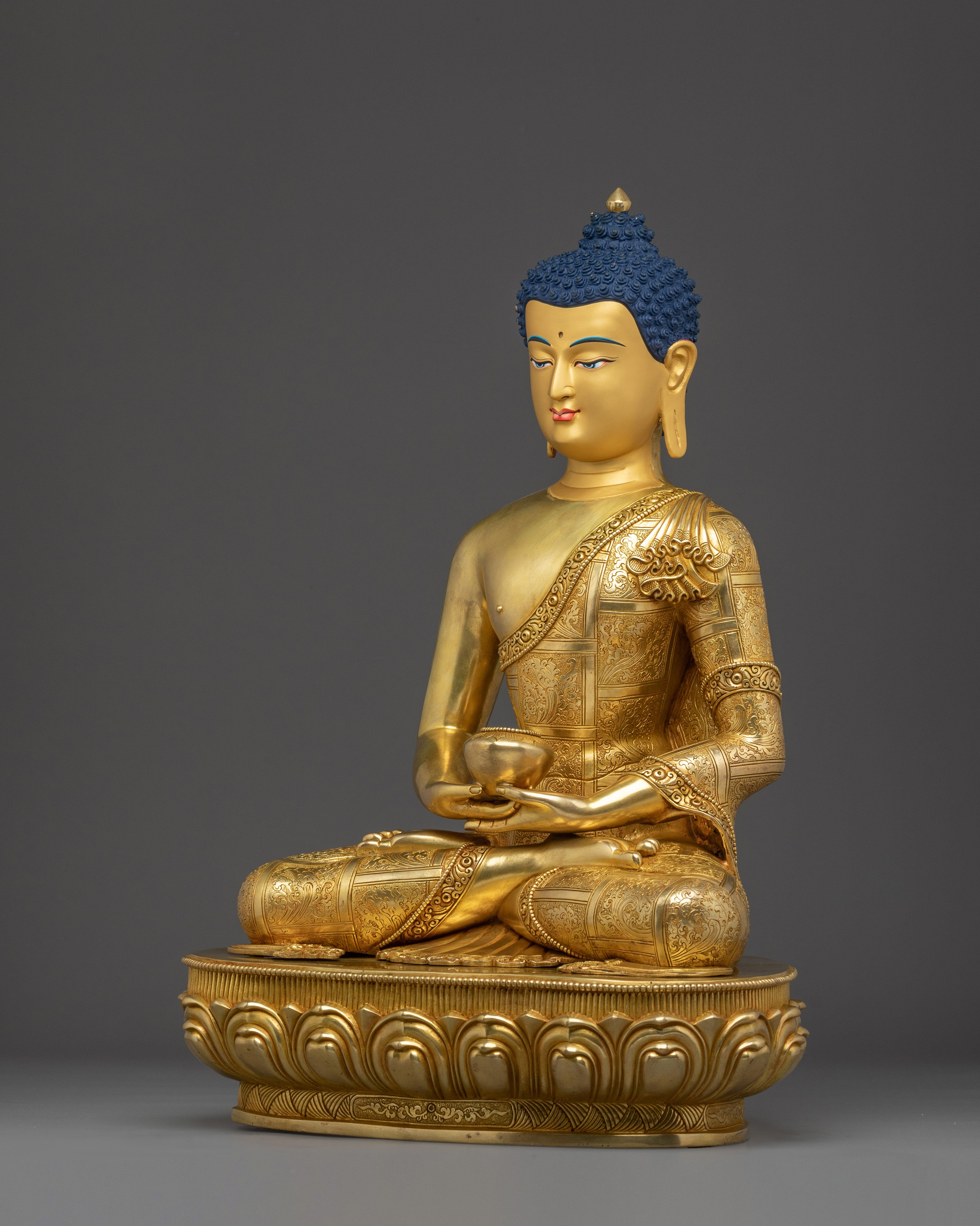 Handmade Statue of Buddha Amitabha | Buddhist Spiritual Artwork
