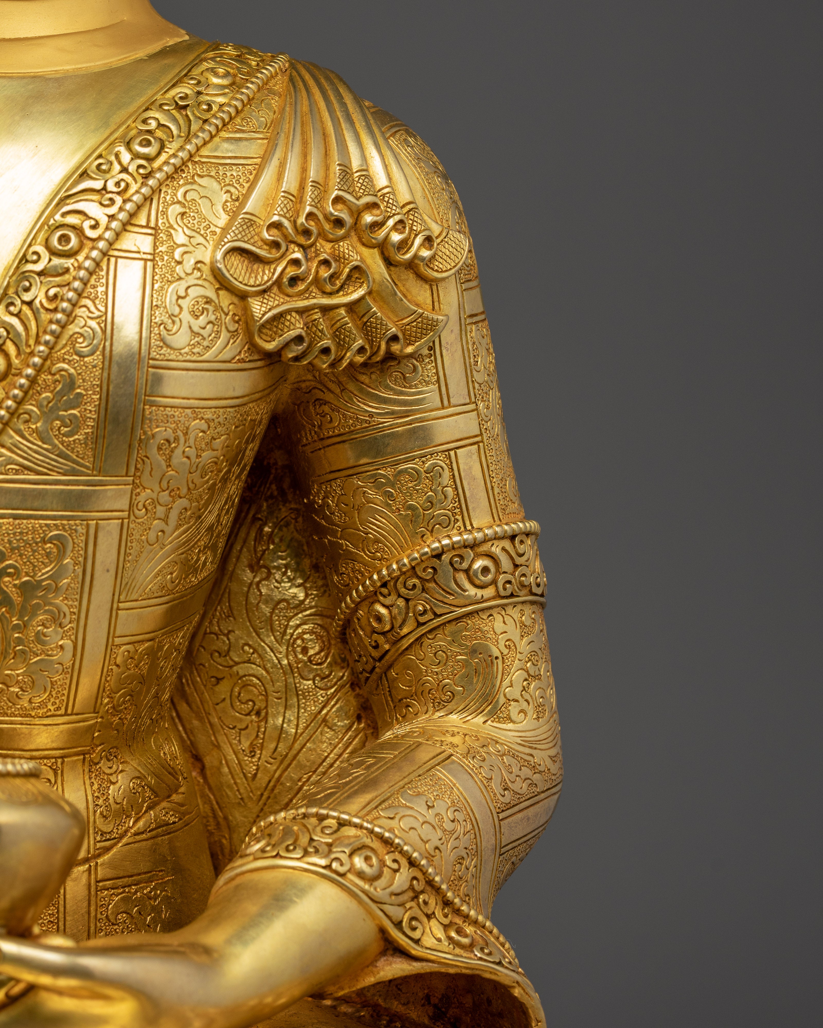 Handmade Statue of Buddha Amitabha | Buddhist Spiritual Artwork