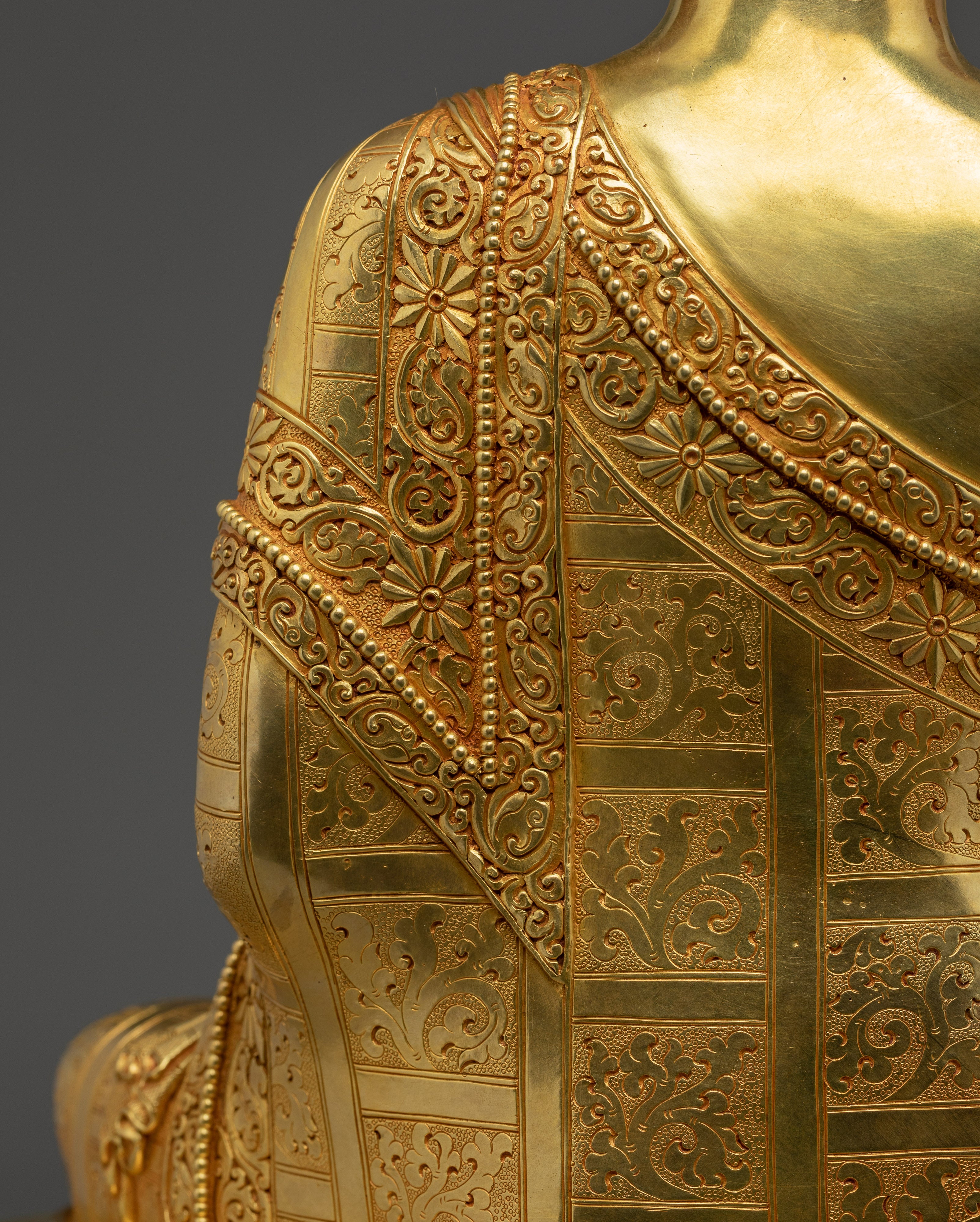 Tranquil Amitabha Buddha Handmade Statue | Buddhist Spiritual Artwork