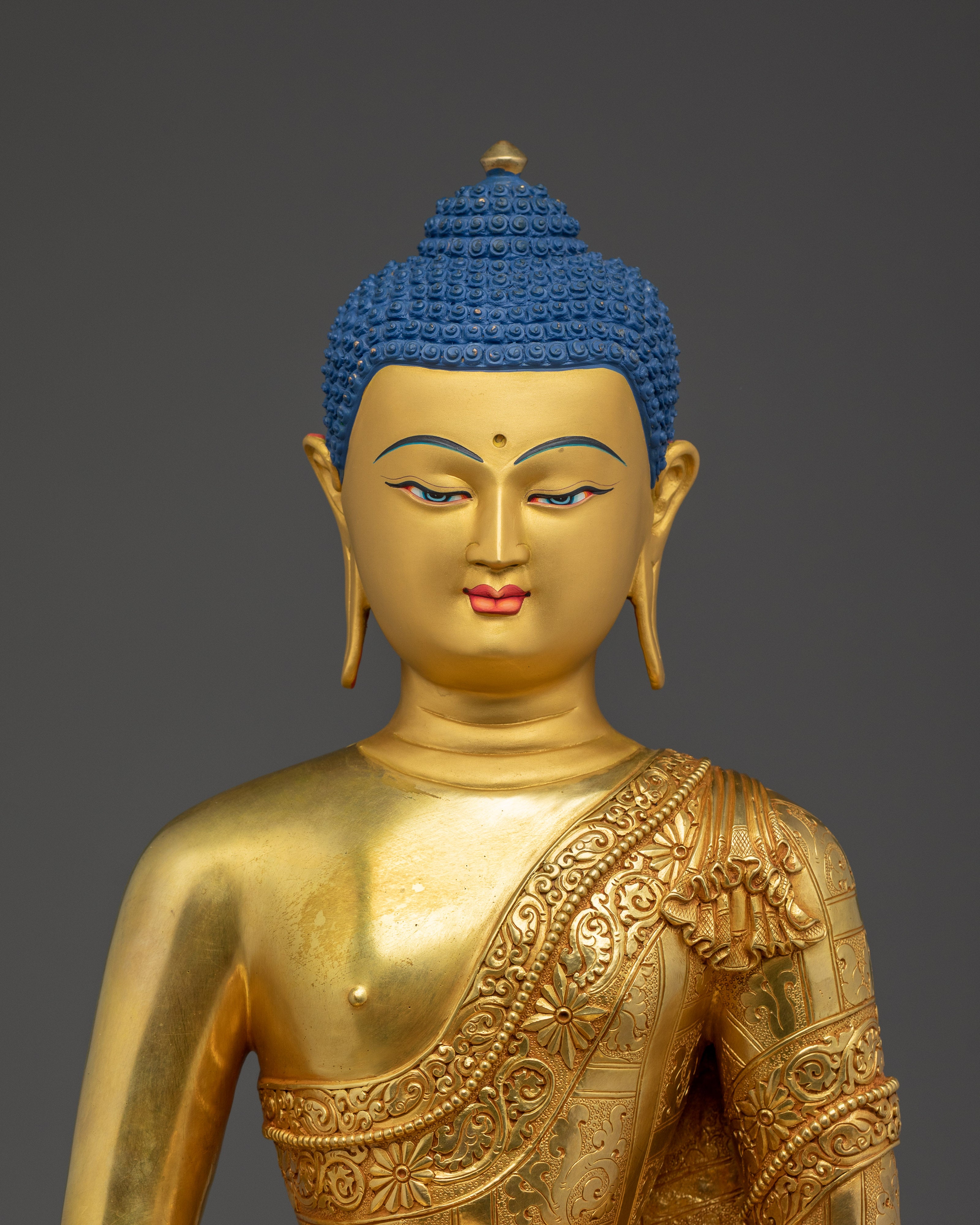 Tranquil Amitabha Buddha Handmade Statue | Buddhist Spiritual Artwork