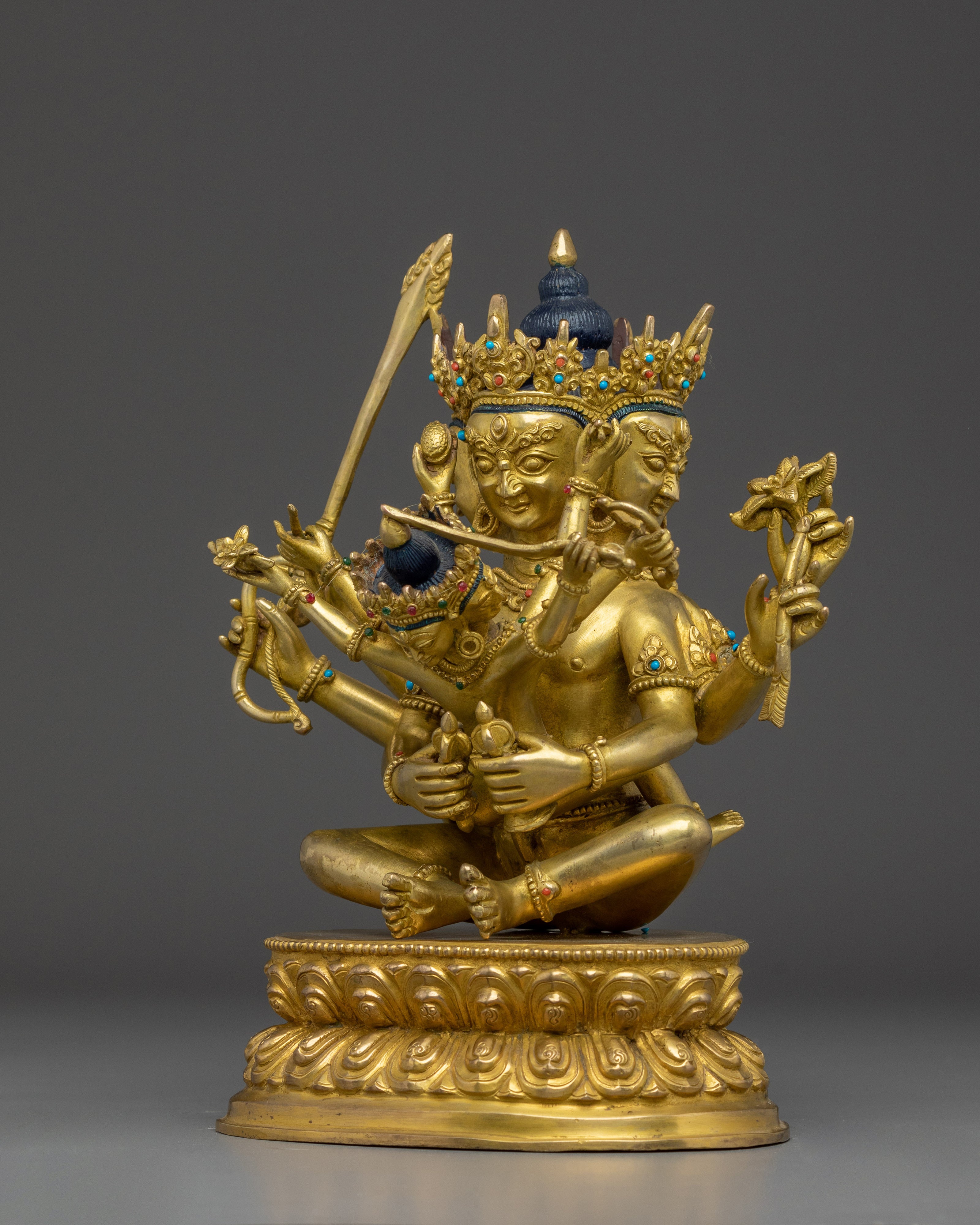 Guhyasamaja Manjushri Statue | Vajrayana Union of Wisdom and Skillful Means
