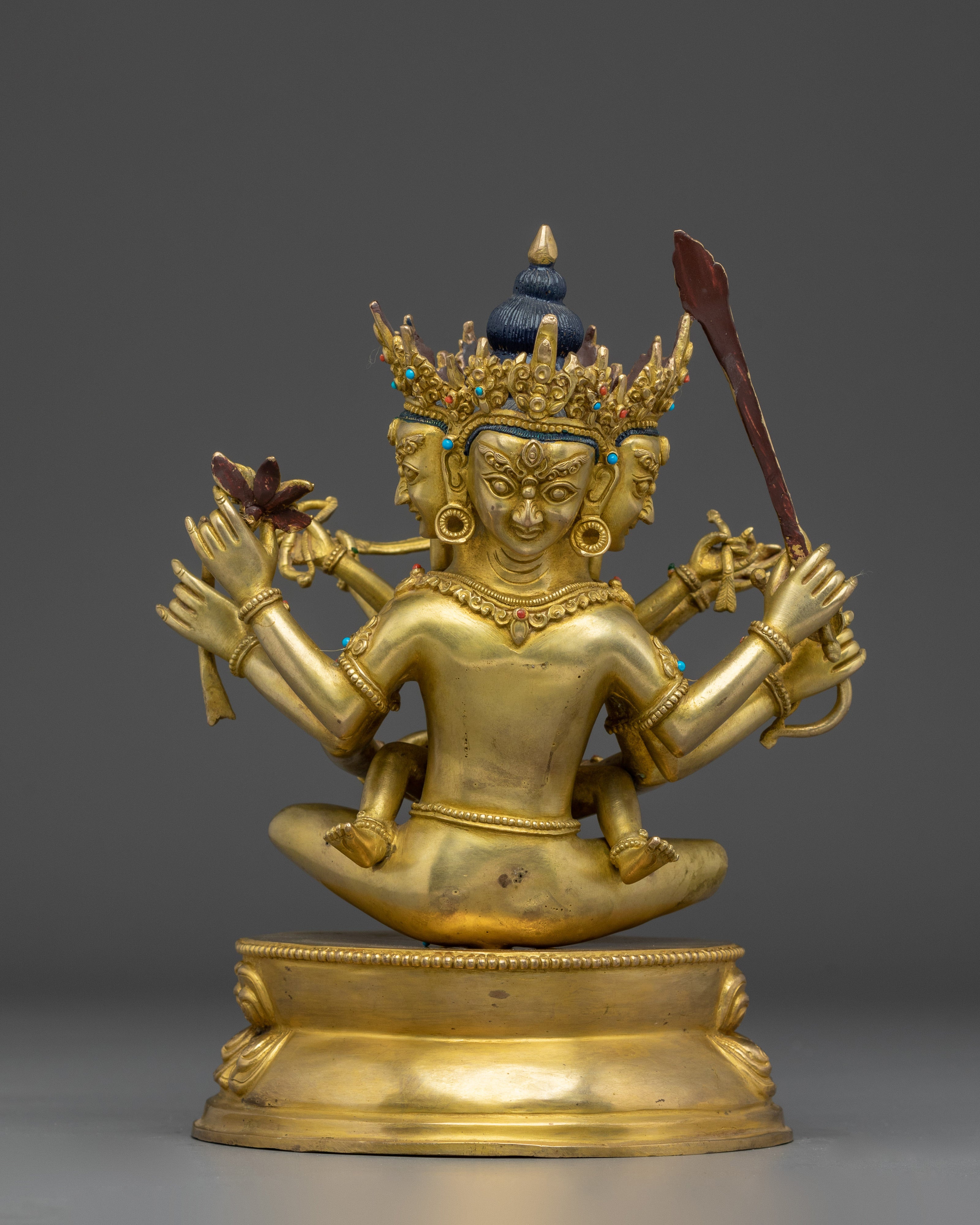 Guhyasamaja Manjushri Statue | Vajrayana Union of Wisdom and Skillful Means