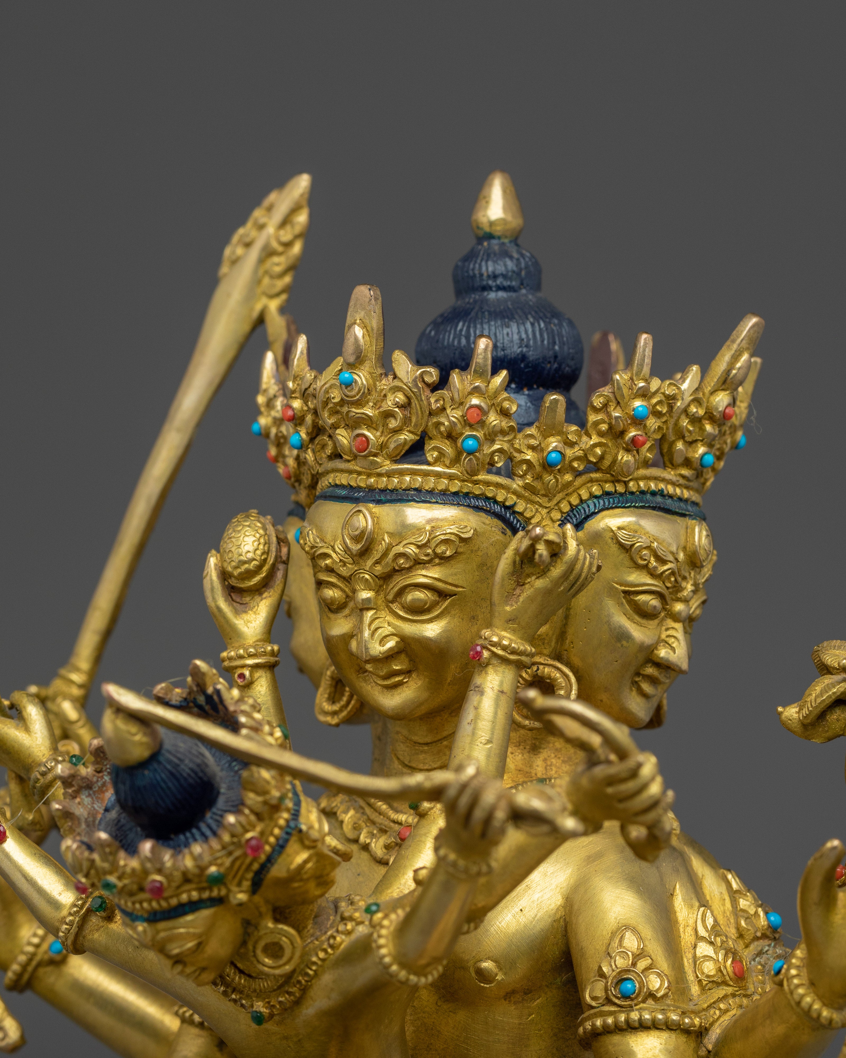 Guhyasamaja Manjushri Statue | Vajrayana Union of Wisdom and Skillful Means