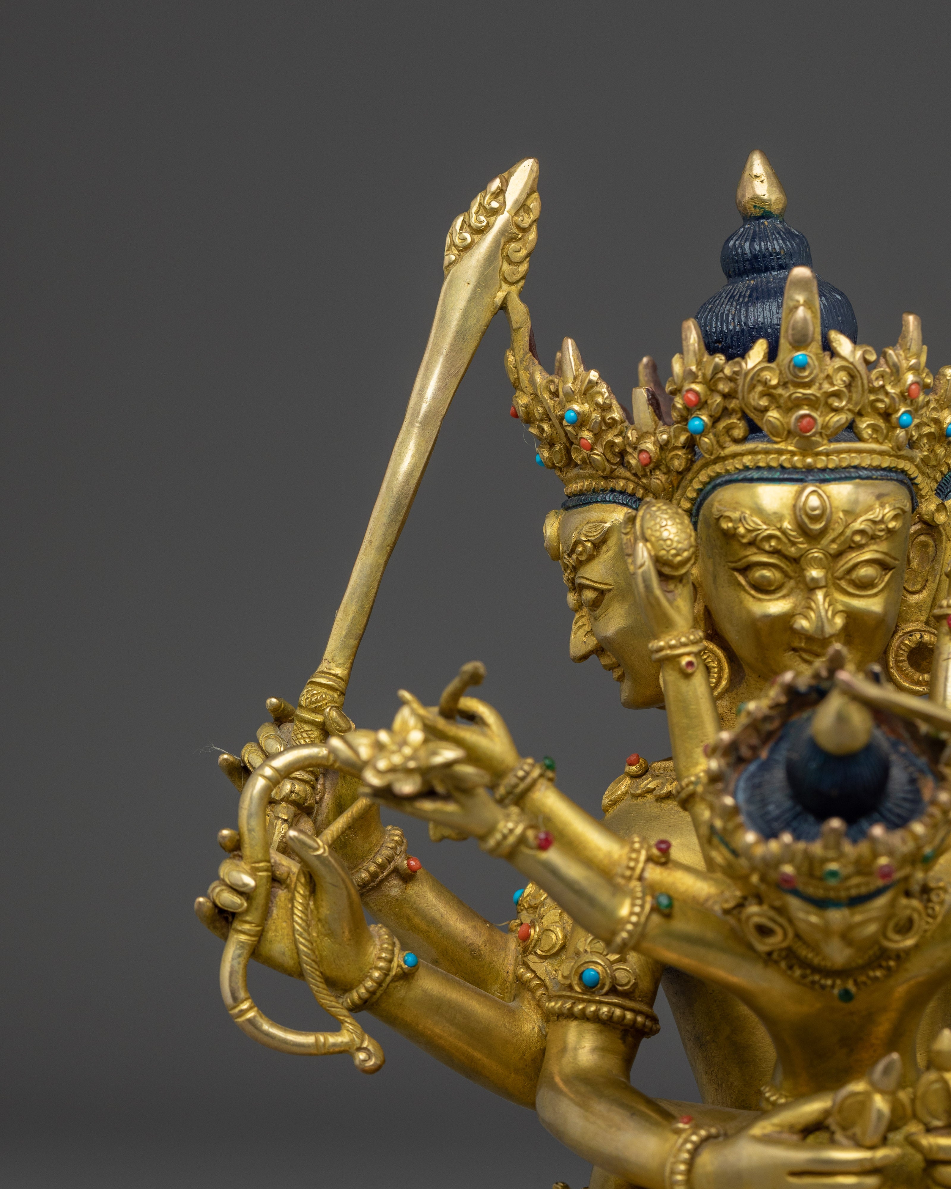 Guhyasamaja Manjushri Statue | Vajrayana Union of Wisdom and Skillful Means