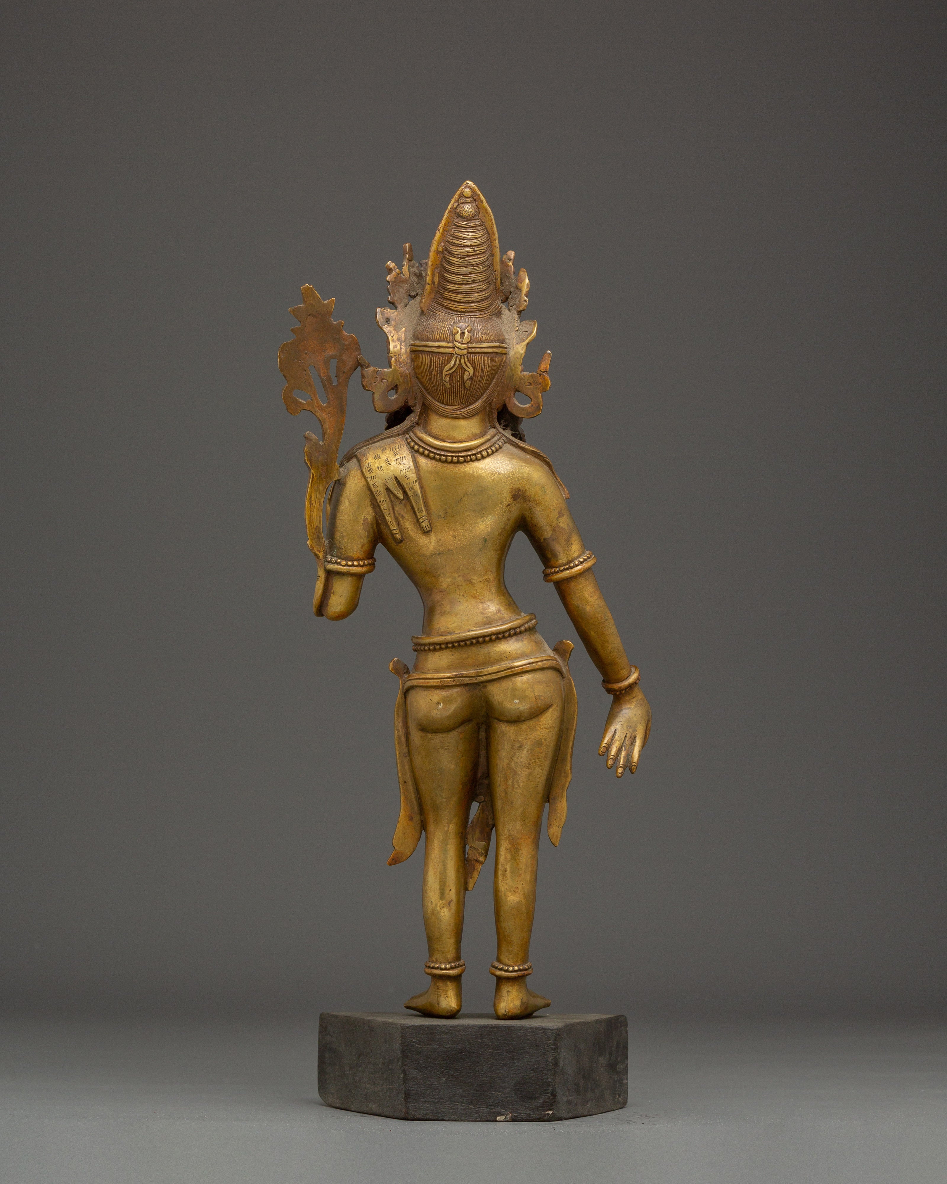 Serene Avalokiteshvara Copper Statue | Bodhisattva of Compassion
