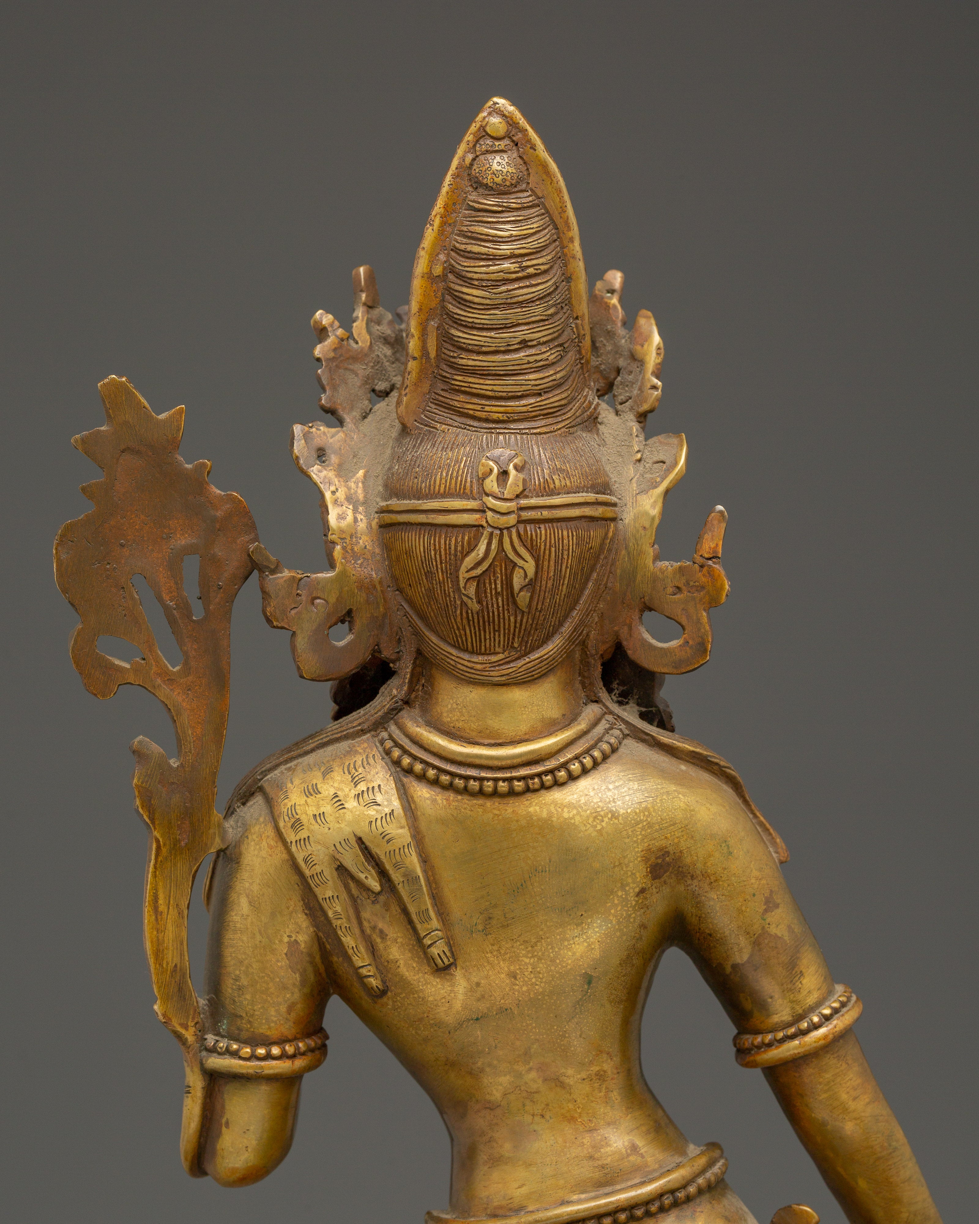 Serene Avalokiteshvara Copper Statue | Bodhisattva of Compassion