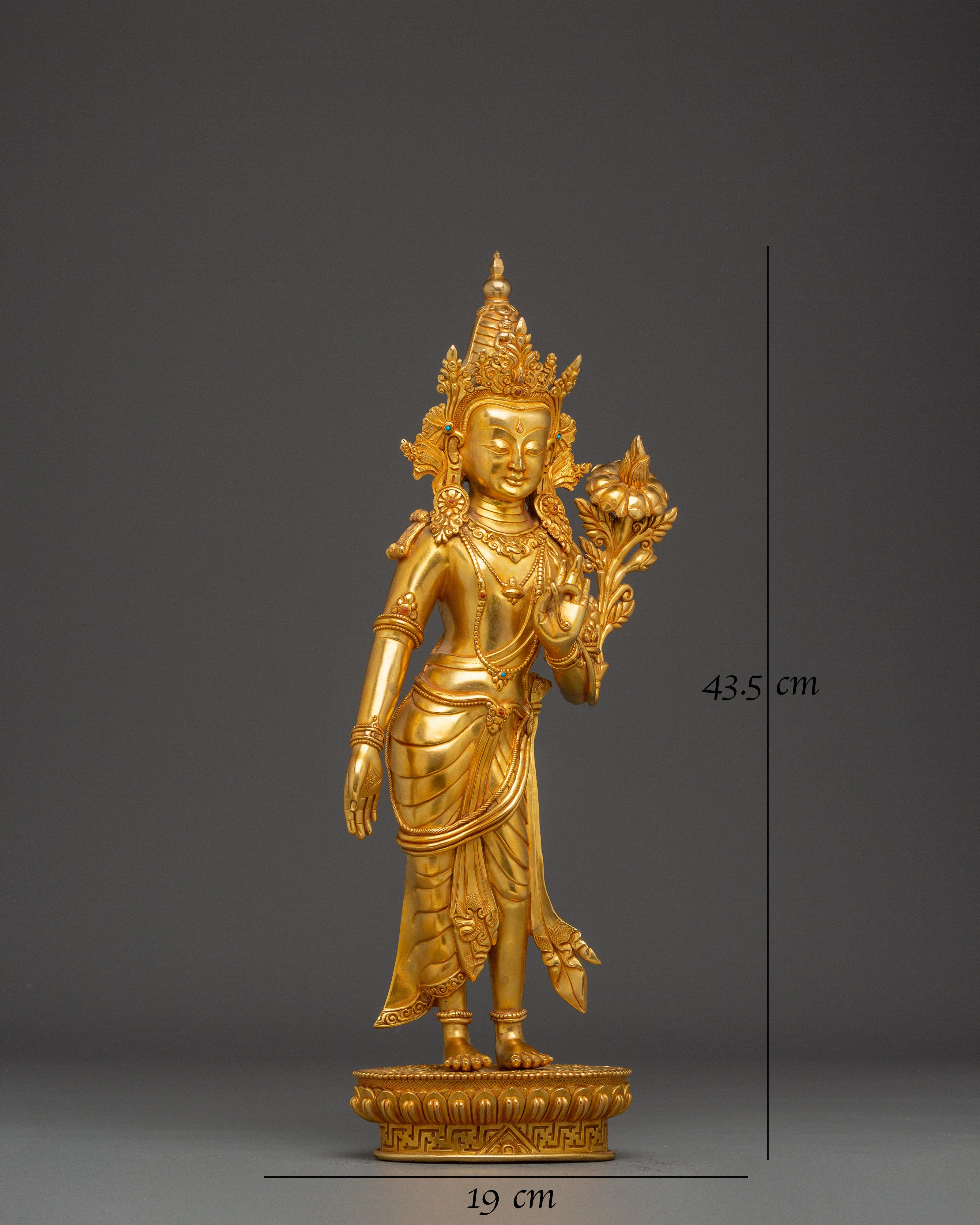 Compassionate Avalokiteshvara Copper Statue