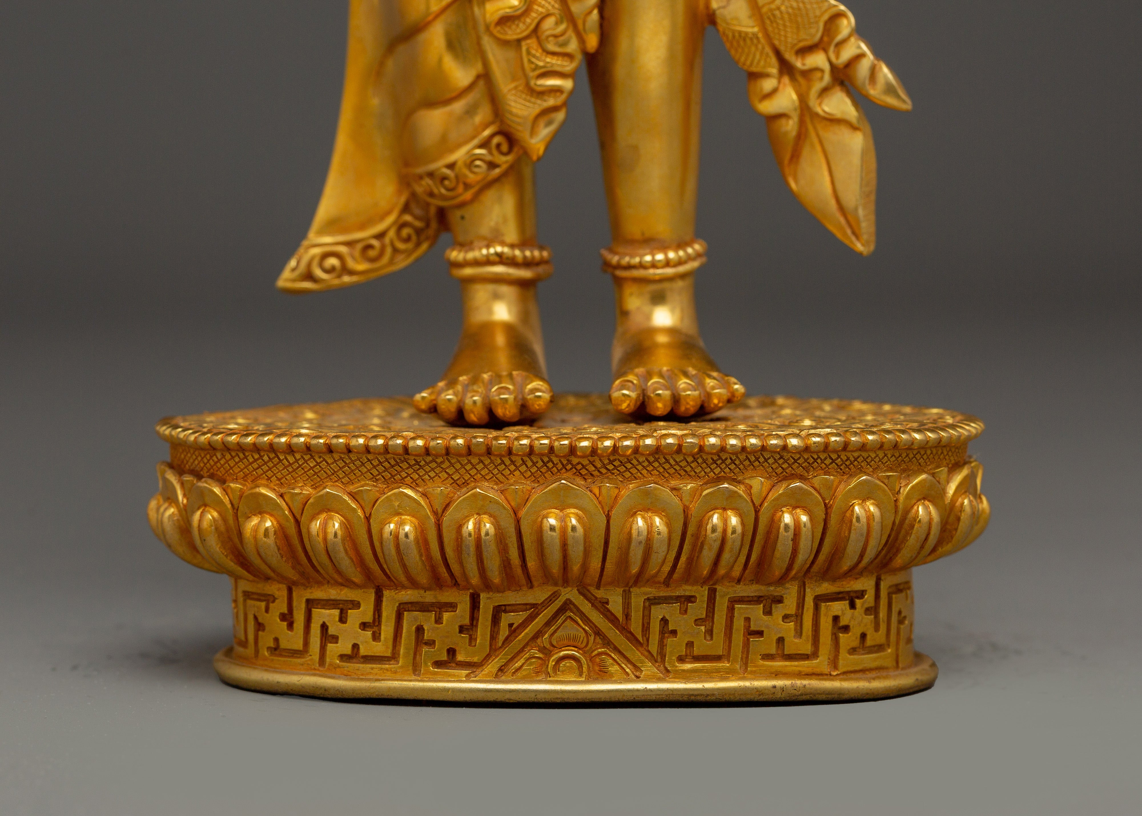 Compassionate Avalokiteshvara Copper Statue | Divine Bodhisattva Being