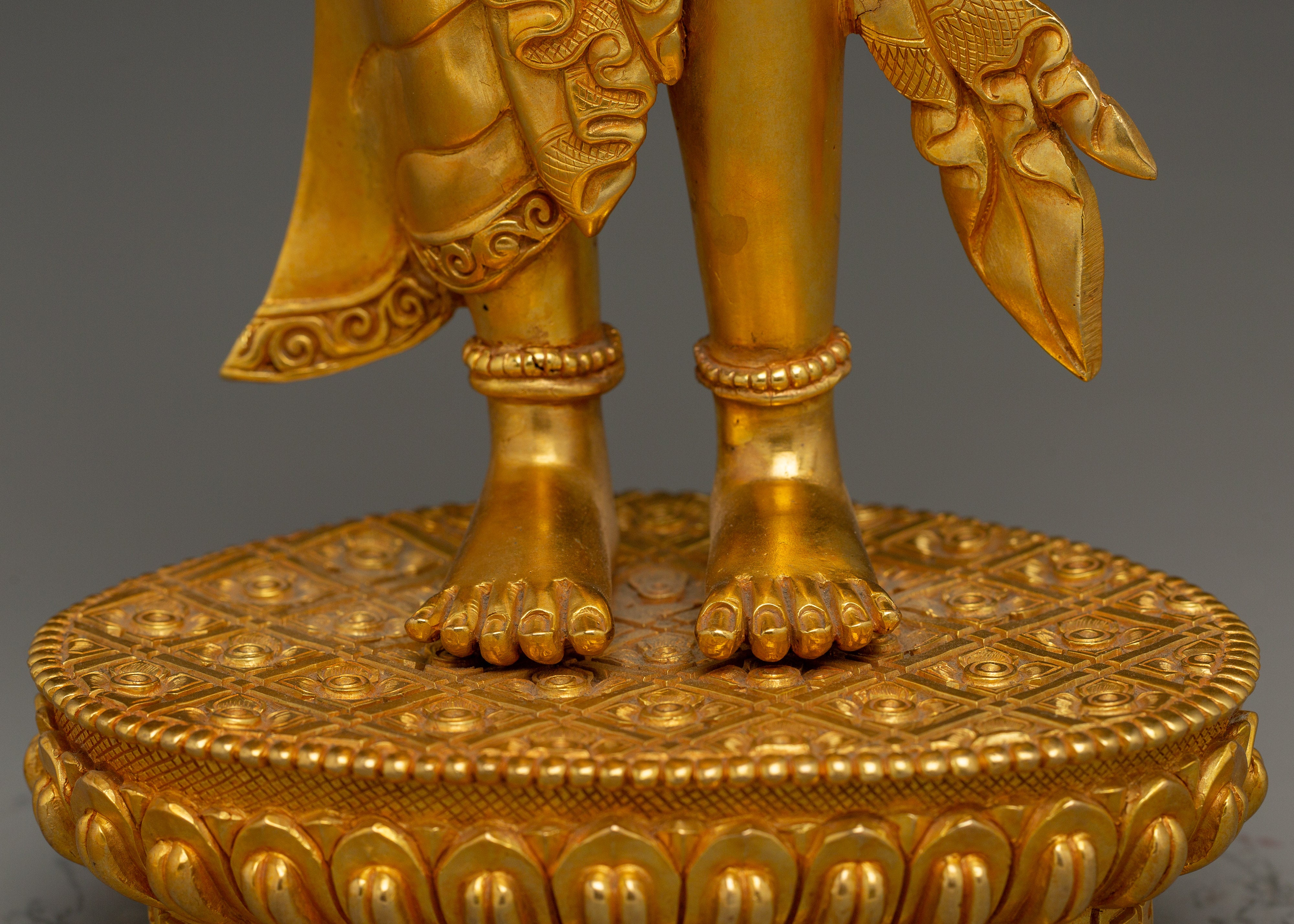 Compassionate Avalokiteshvara Copper Statue | Divine Bodhisattva Being