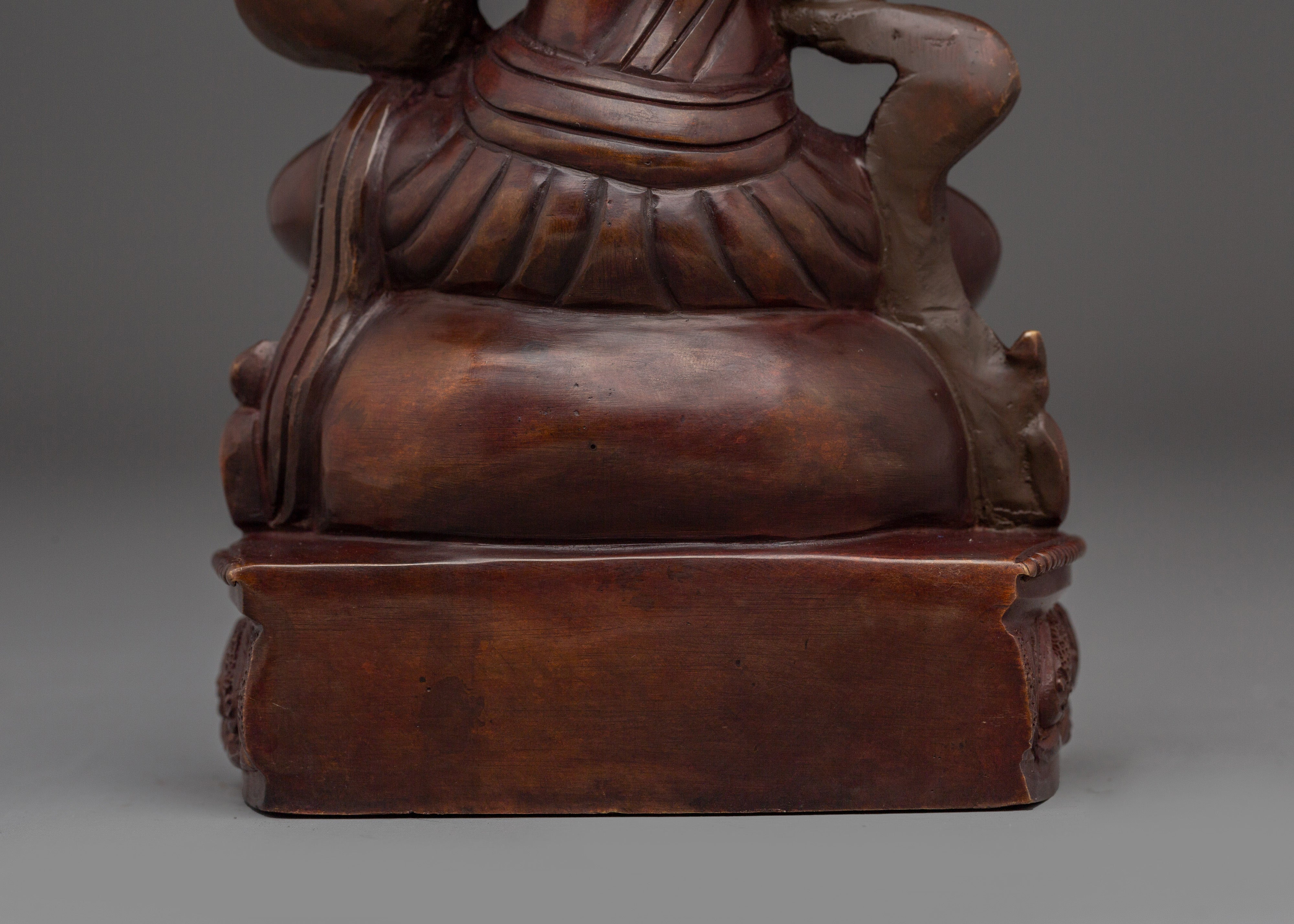 Oxidized Abundance Deity Dzambhala Statue | Tibetan Wealth God
