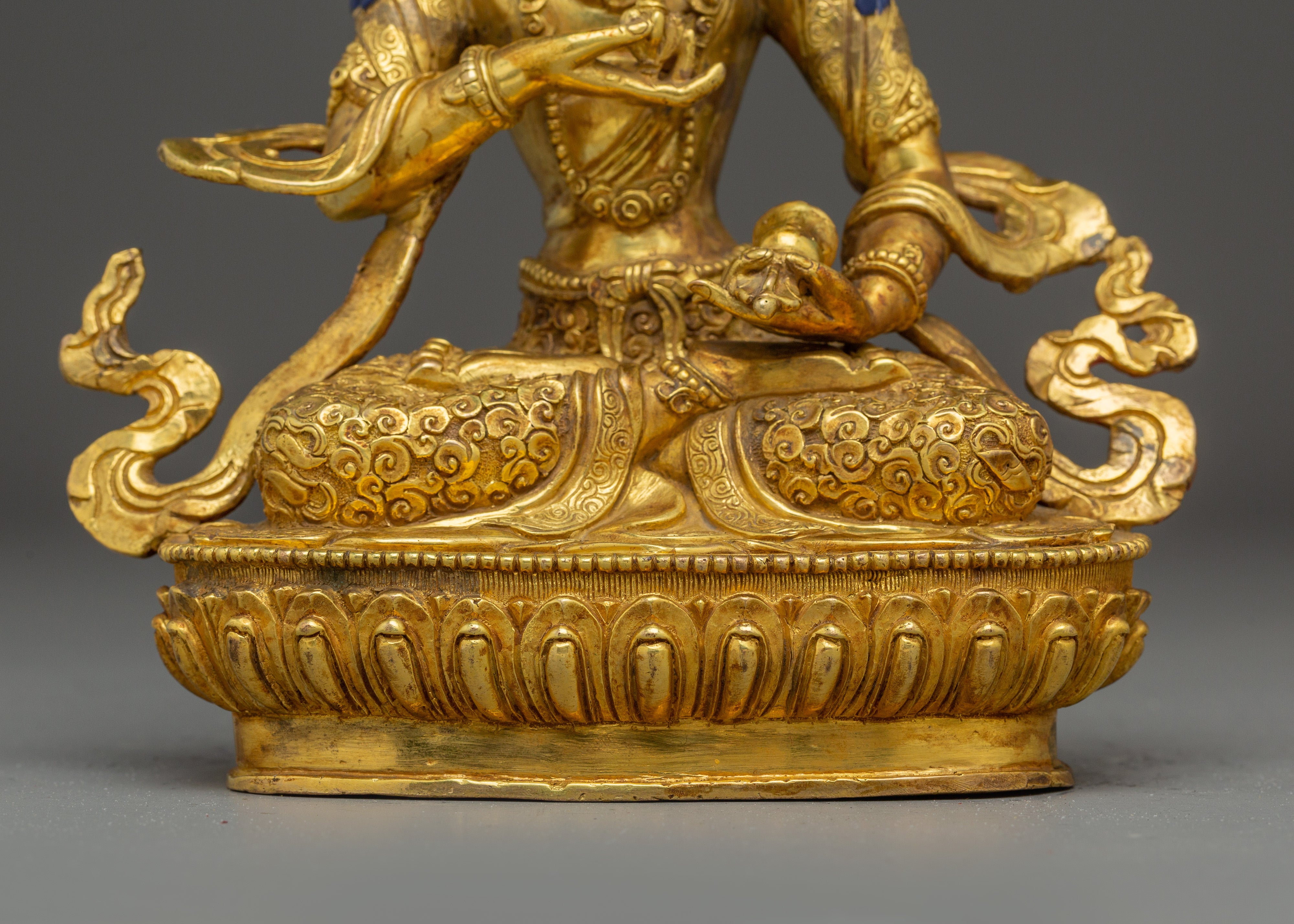Copper Vajrasattva Sculpture for Spiritual Altar | Tibetan Deity of Purification and Wisdom