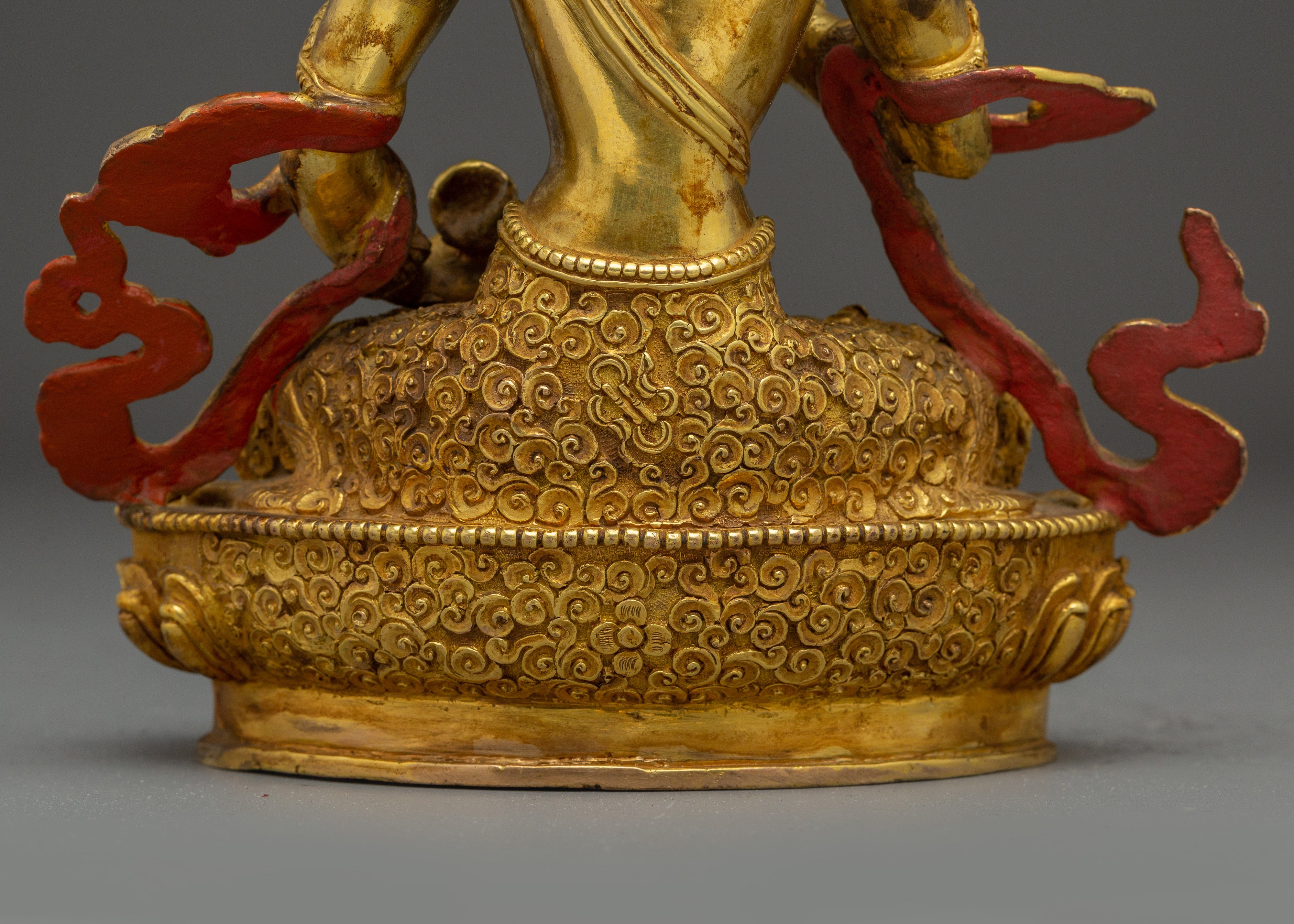 Copper Vajrasattva Sculpture for Spiritual Altar | Tibetan Deity of Purification and Wisdom