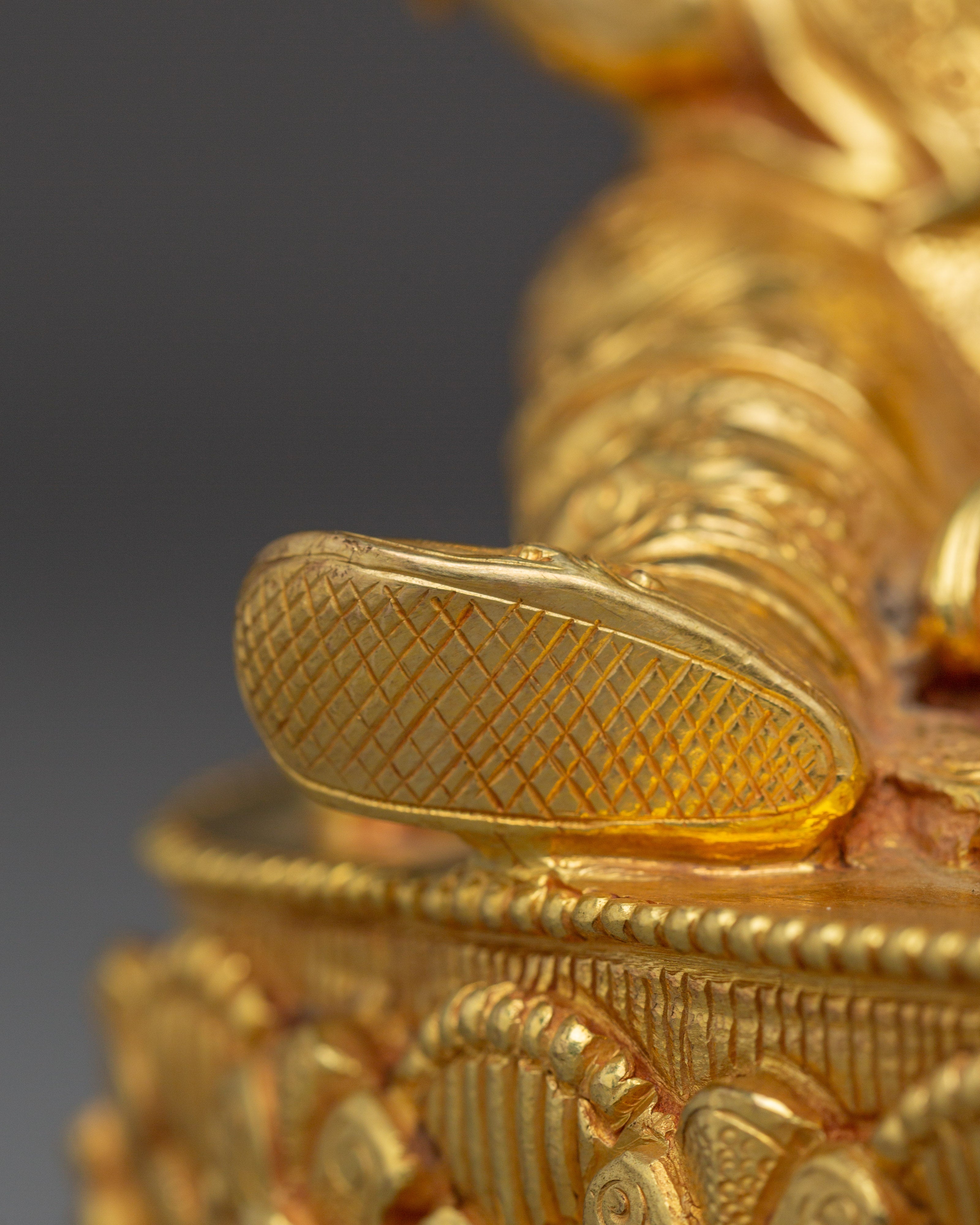 Meditation Art of Guru Rinpoche | Handmade Statue for Decor