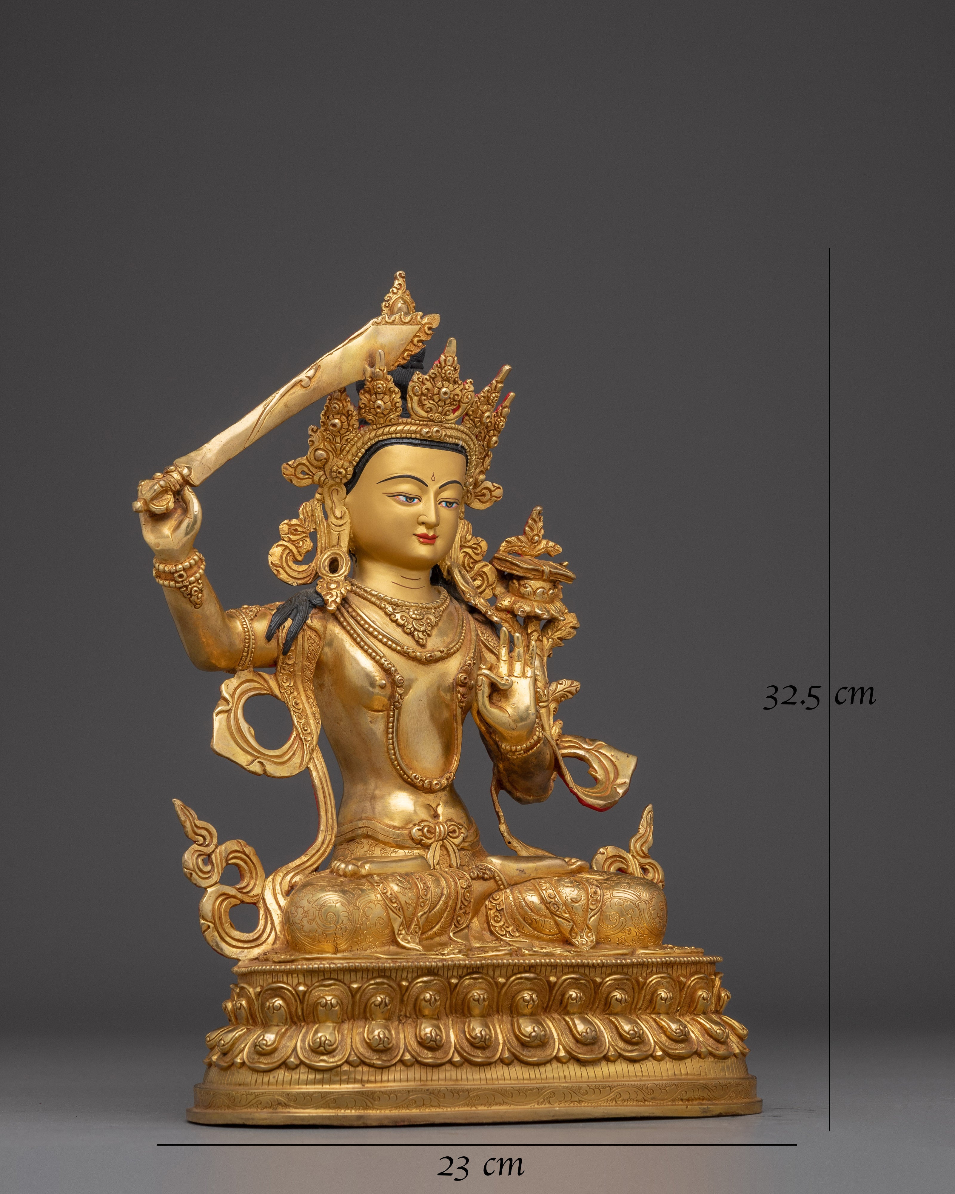 Buddhist Deity Manjushri Art for Wisdom