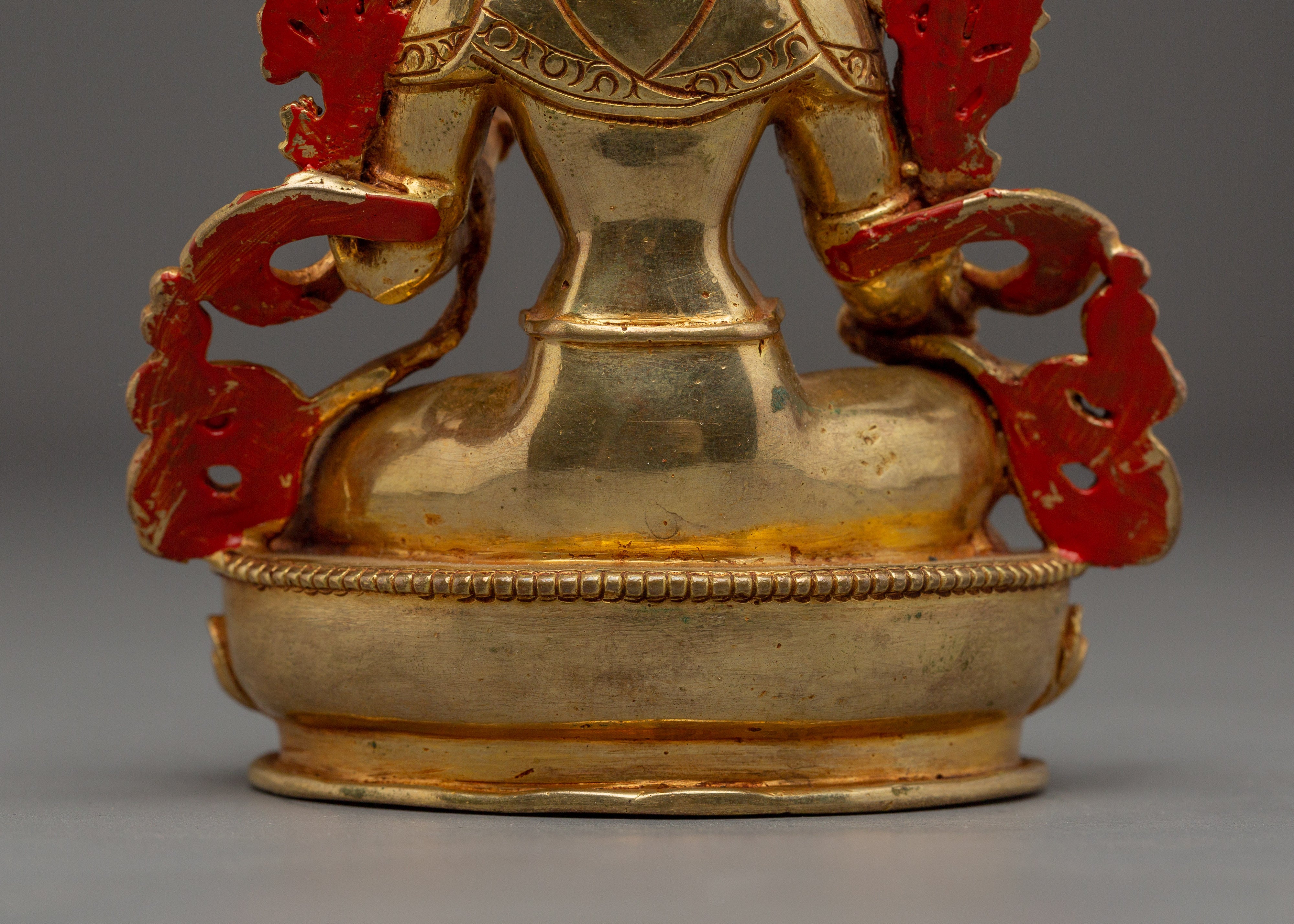 Divine Bodhisattva Green Tara Golden Artwork for Meditation and Decor