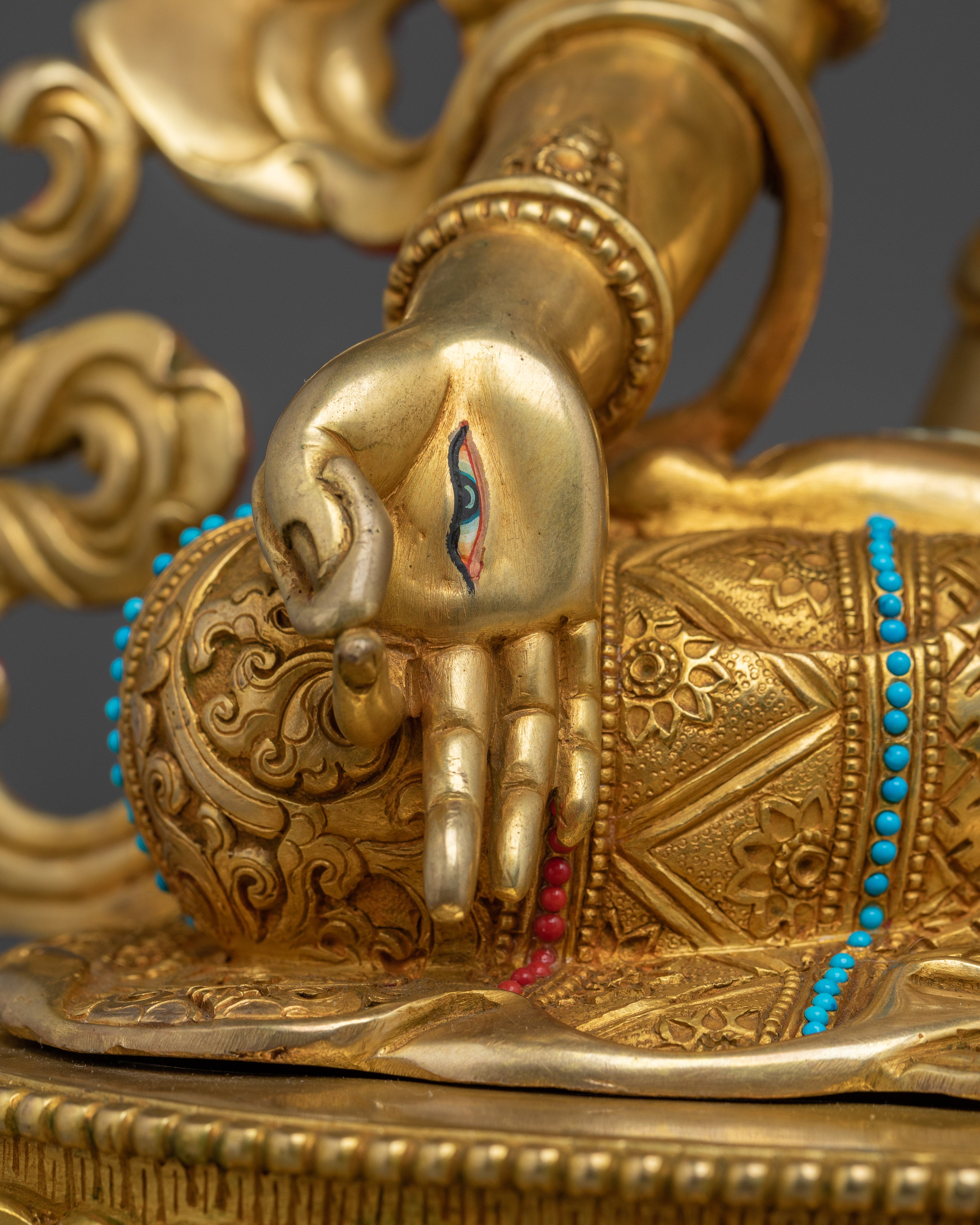 Golden Sita Tara Handmade Statue | Healing Goddess