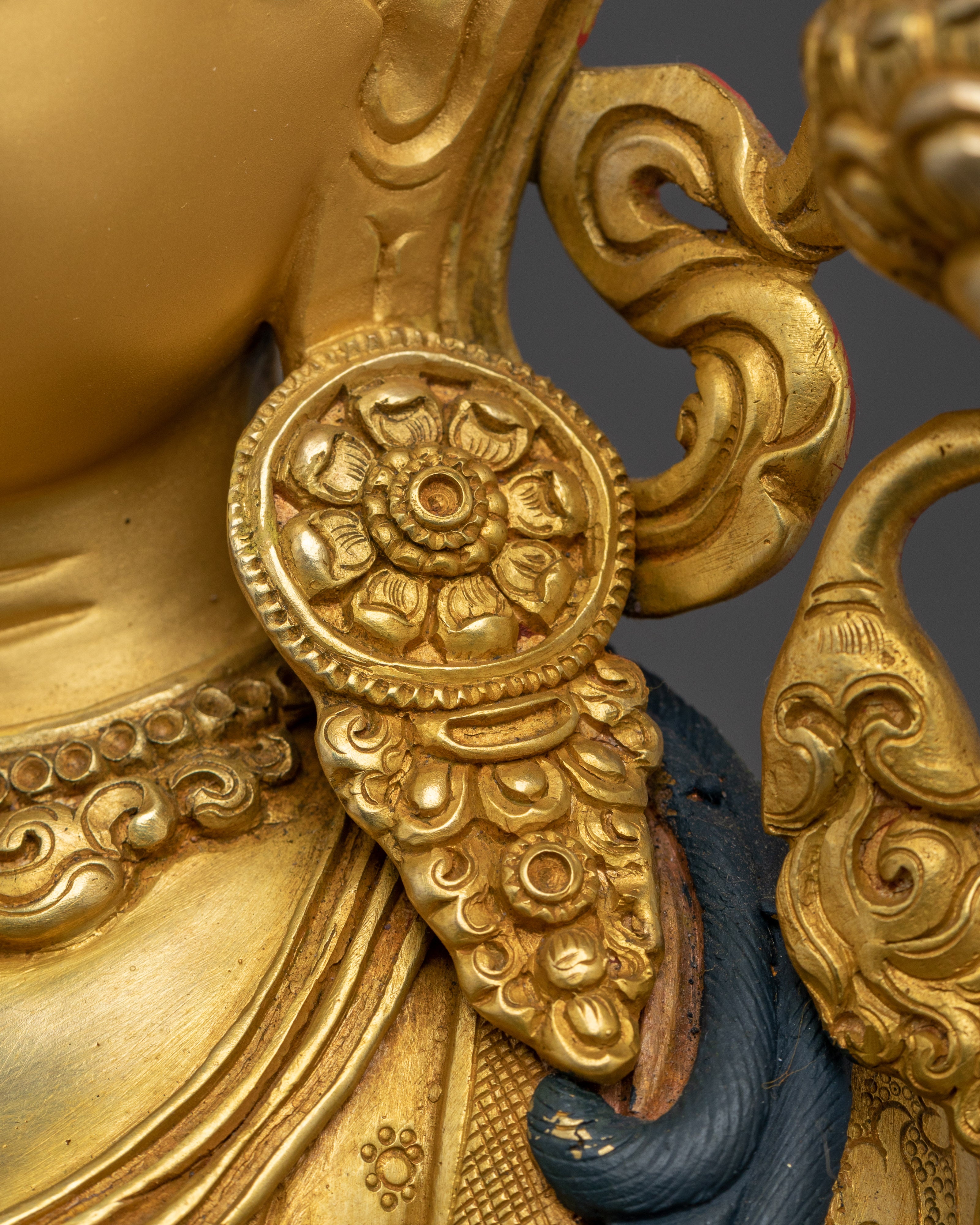 Golden Sita Tara Handmade Statue | Healing Goddess