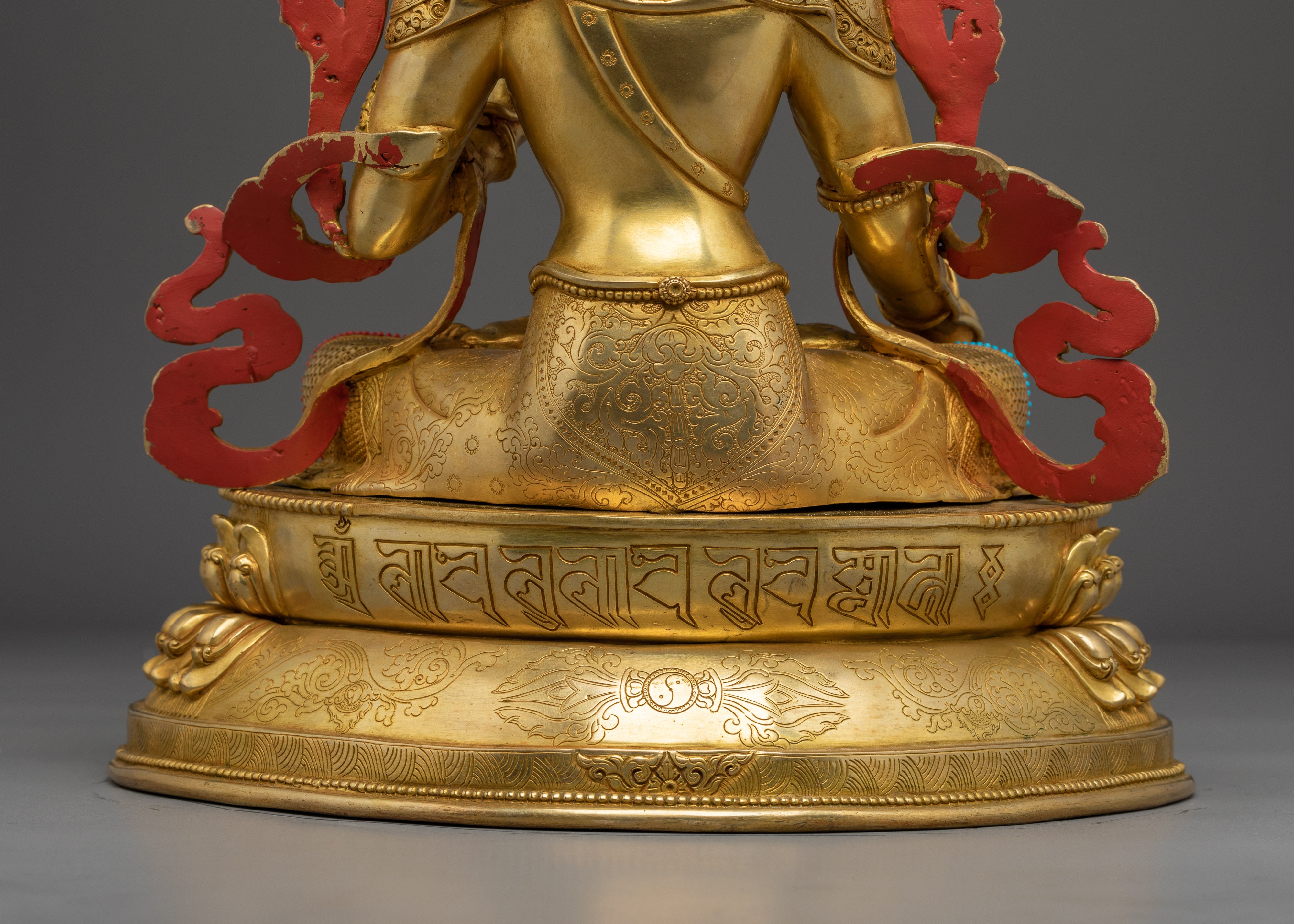 Golden Sita Tara Handmade Statue | Healing Goddess