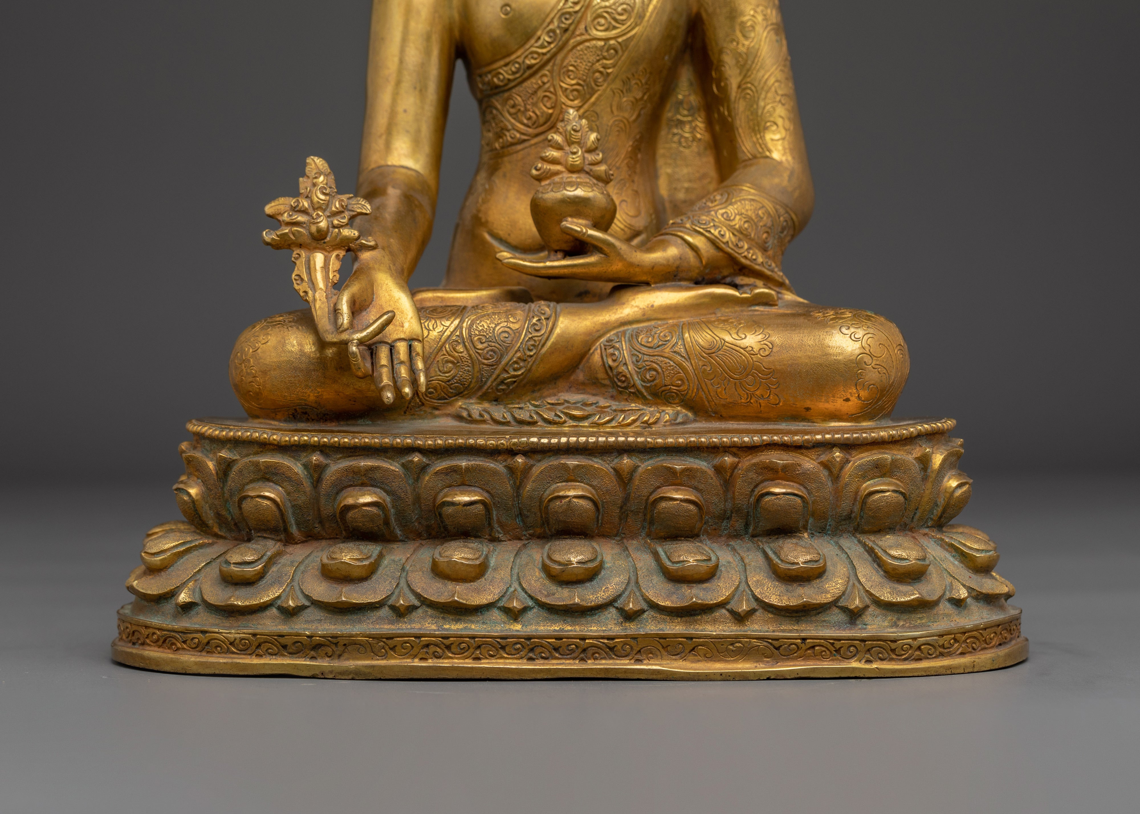 Buddhist Healing Buddha Bhaisajyaguru | Buddhist Spiritual Decor